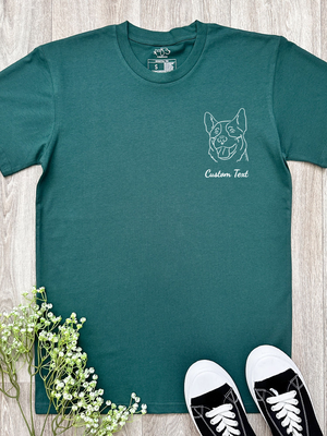 Customisable Breed Pocket Print Essential Unisex Tee