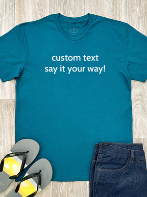 Customisable Text Essential Unisex Tee