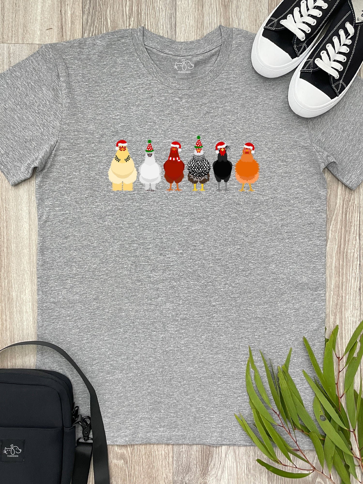 Merry Clucking Christmas Essential Unisex Tee