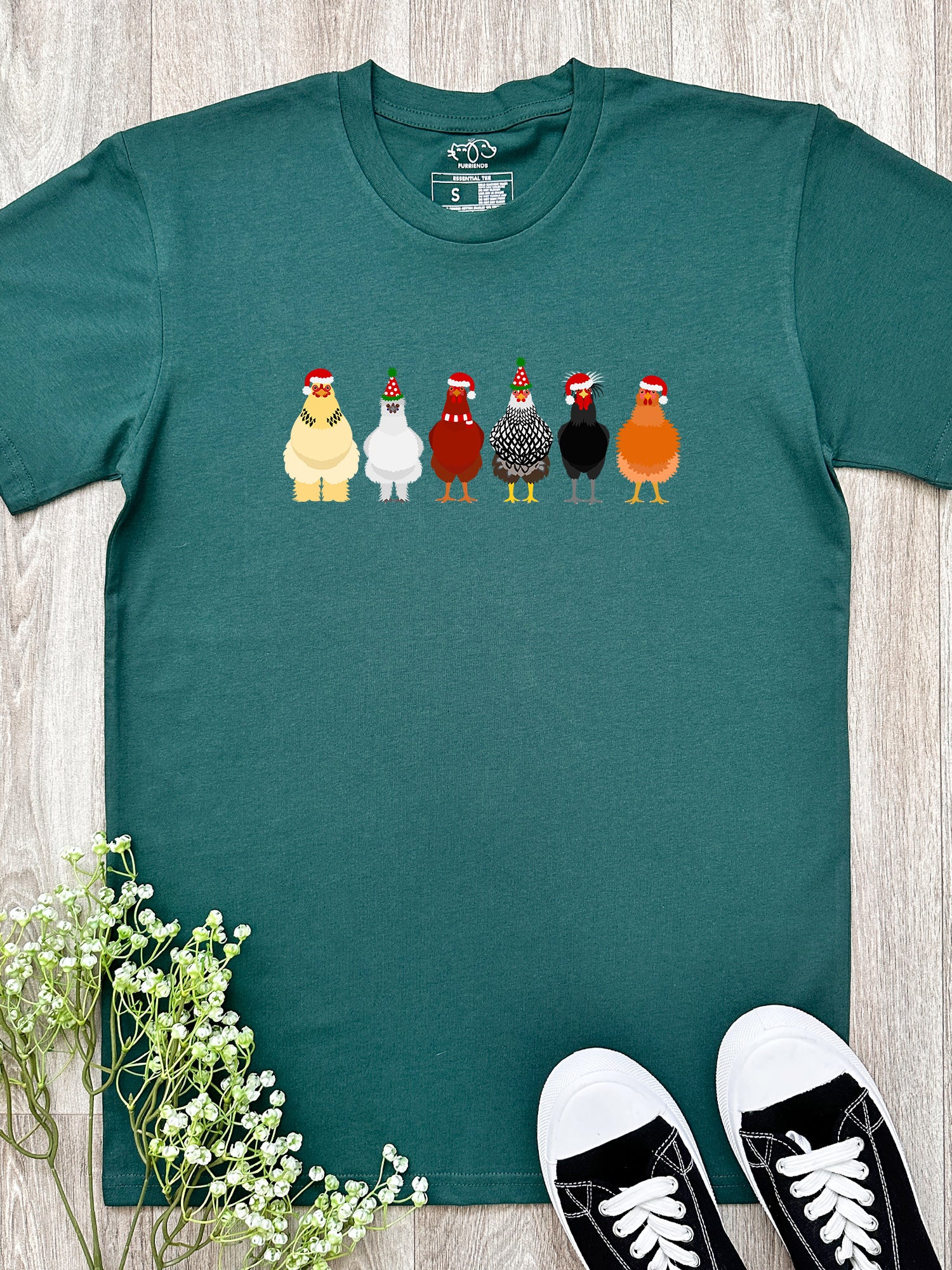 Merry Clucking Christmas Essential Unisex Tee