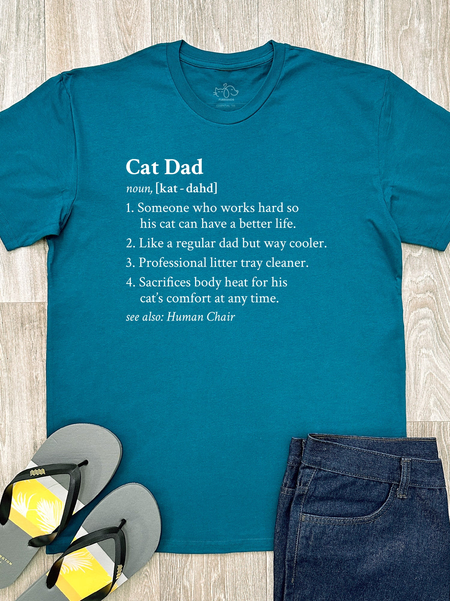 Cat Dad Definition Essential Unisex Tee