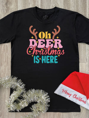 Oh Deer. Christmas Is Here Essential Unisex Tee