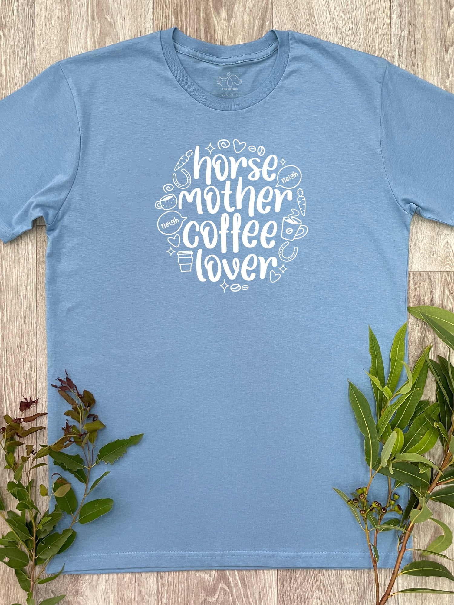 Horse Mother Coffee Lover Essential Unisex Tee