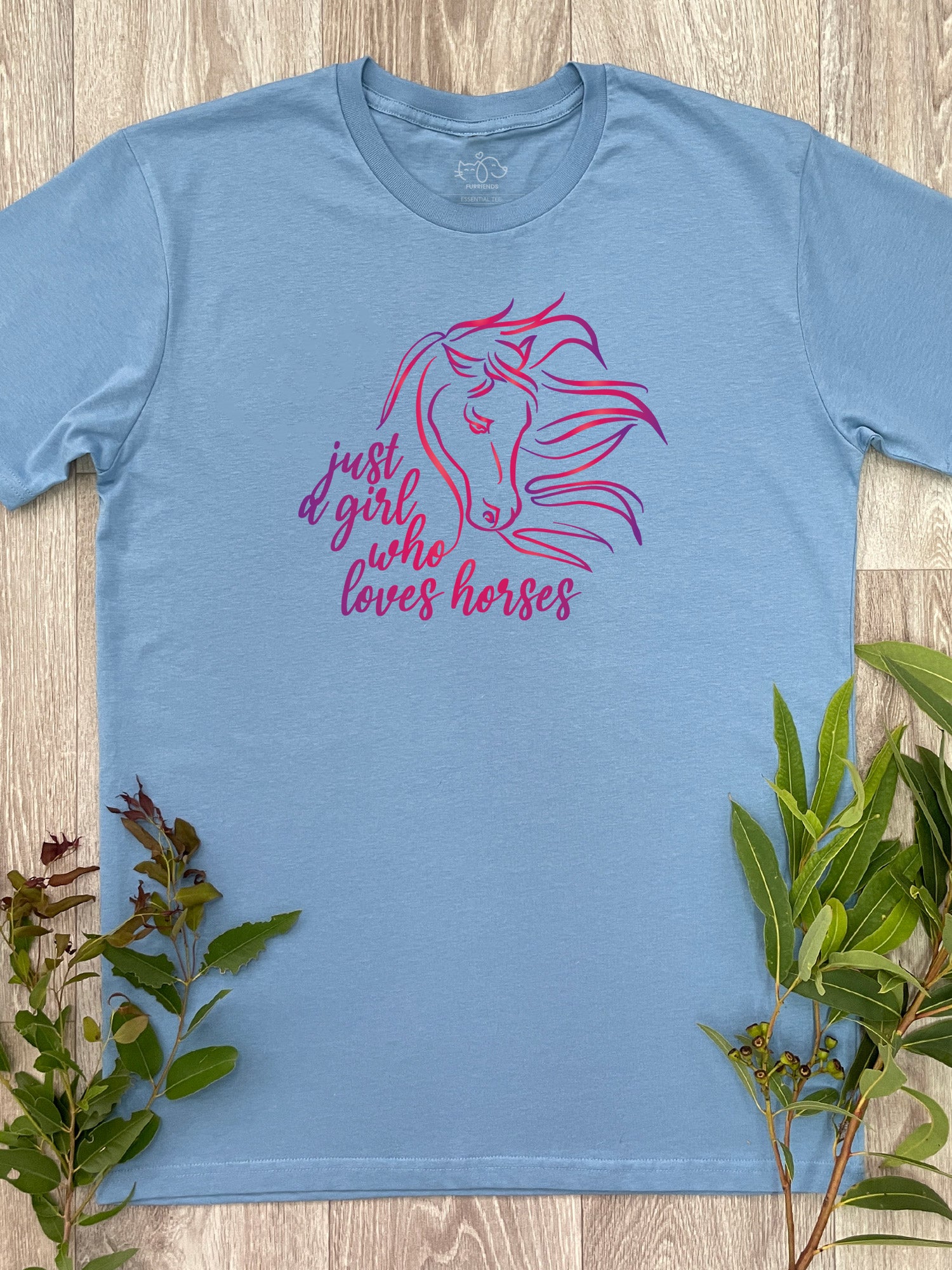 Just A Girl Who Loves Horses Essential Unisex Tee