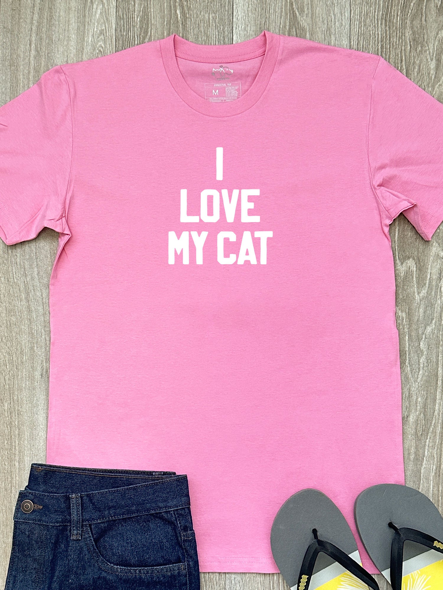 I Love My Cat Essential Unisex Tee