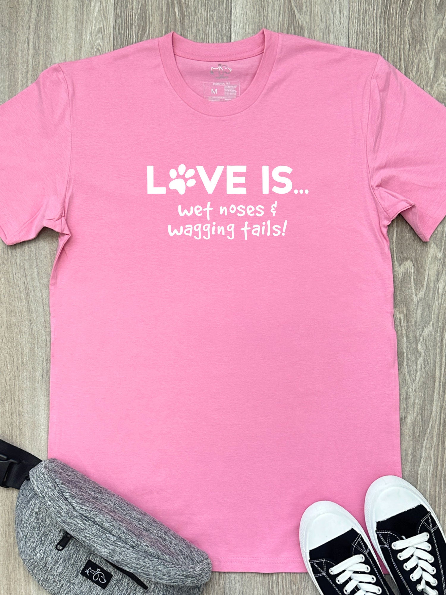 Love Is... Wet Noses & Wagging Tails! Essential Unisex Tee