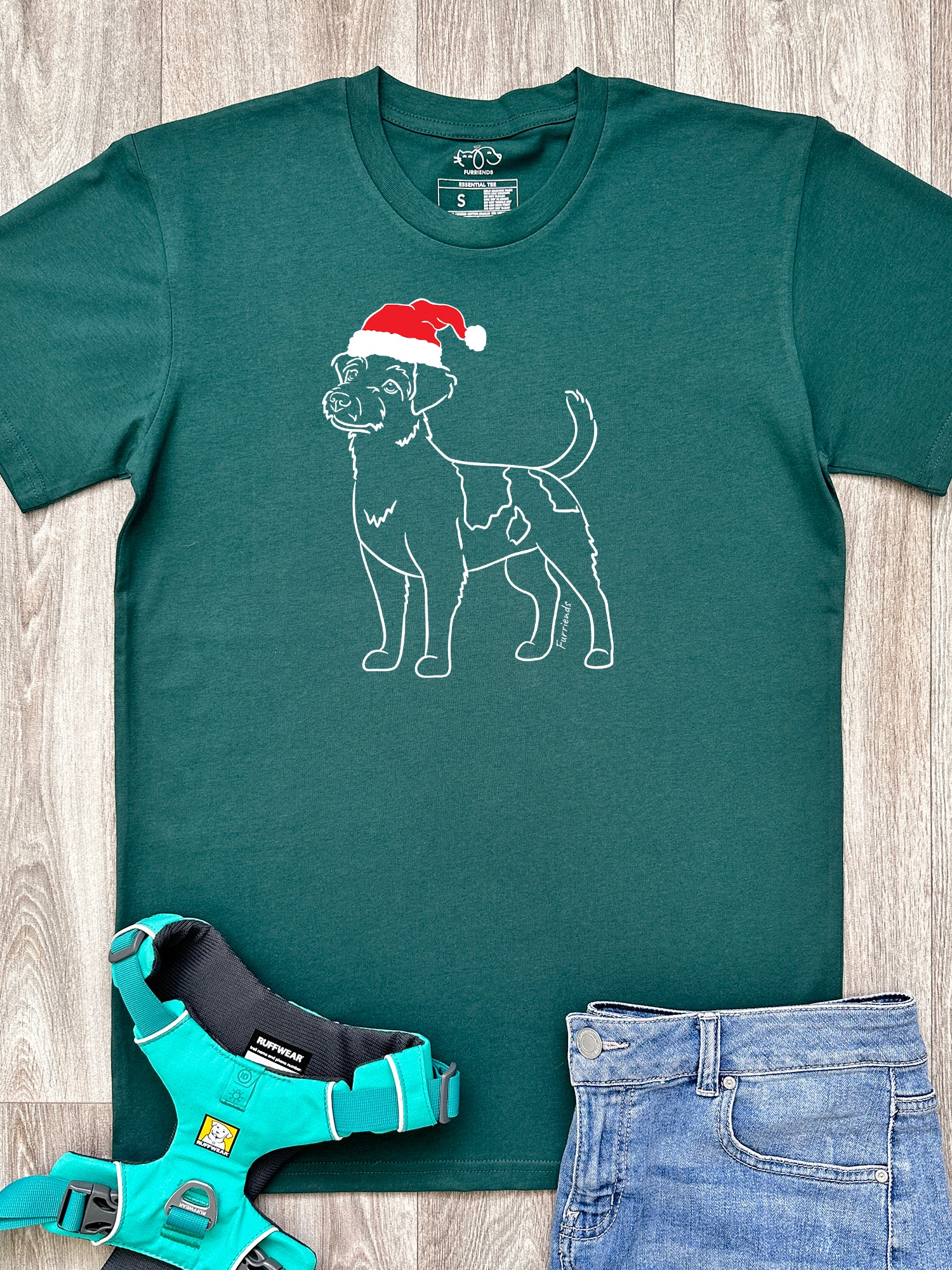 Jack Russell Terrier (Rough Coat) Christmas Edition Essential Unisex Tee