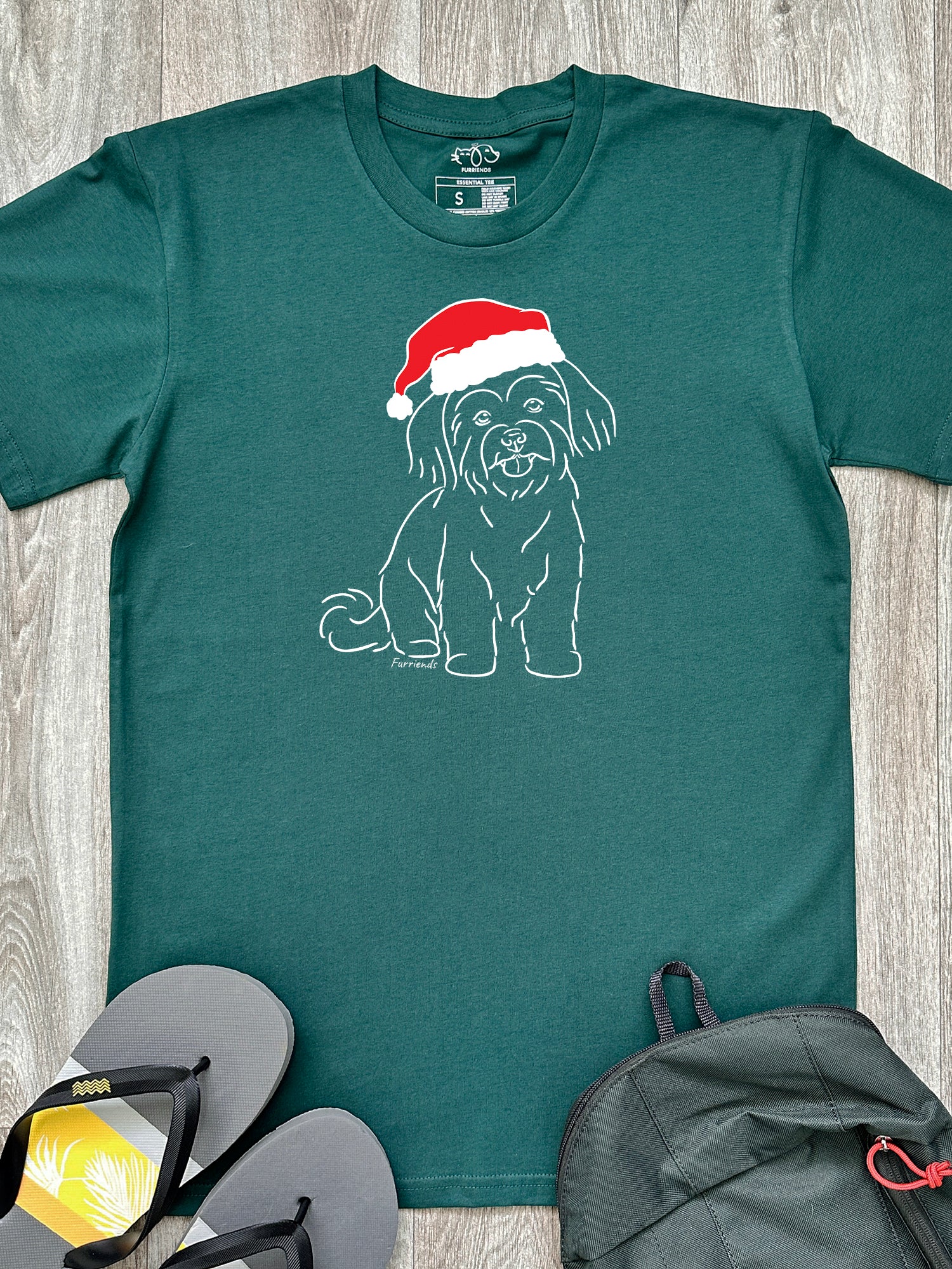 Maltese Terrier Christmas Edition Essential Unisex Tee