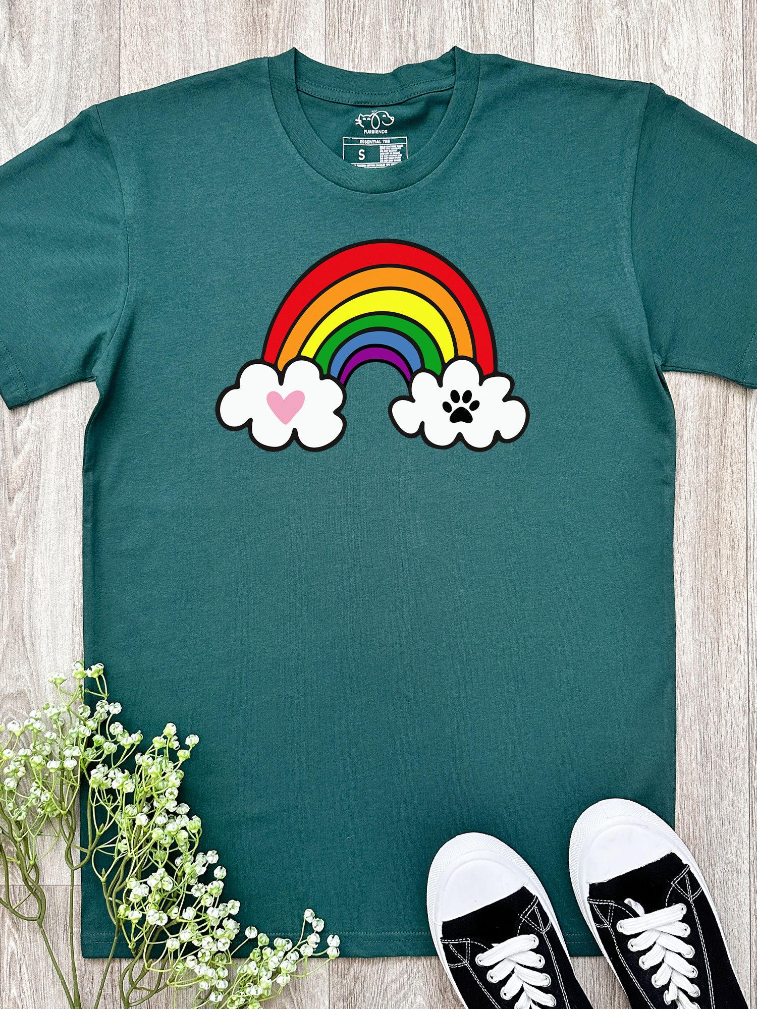 Rainbow Bridge Essential Unisex Tee - Customisable