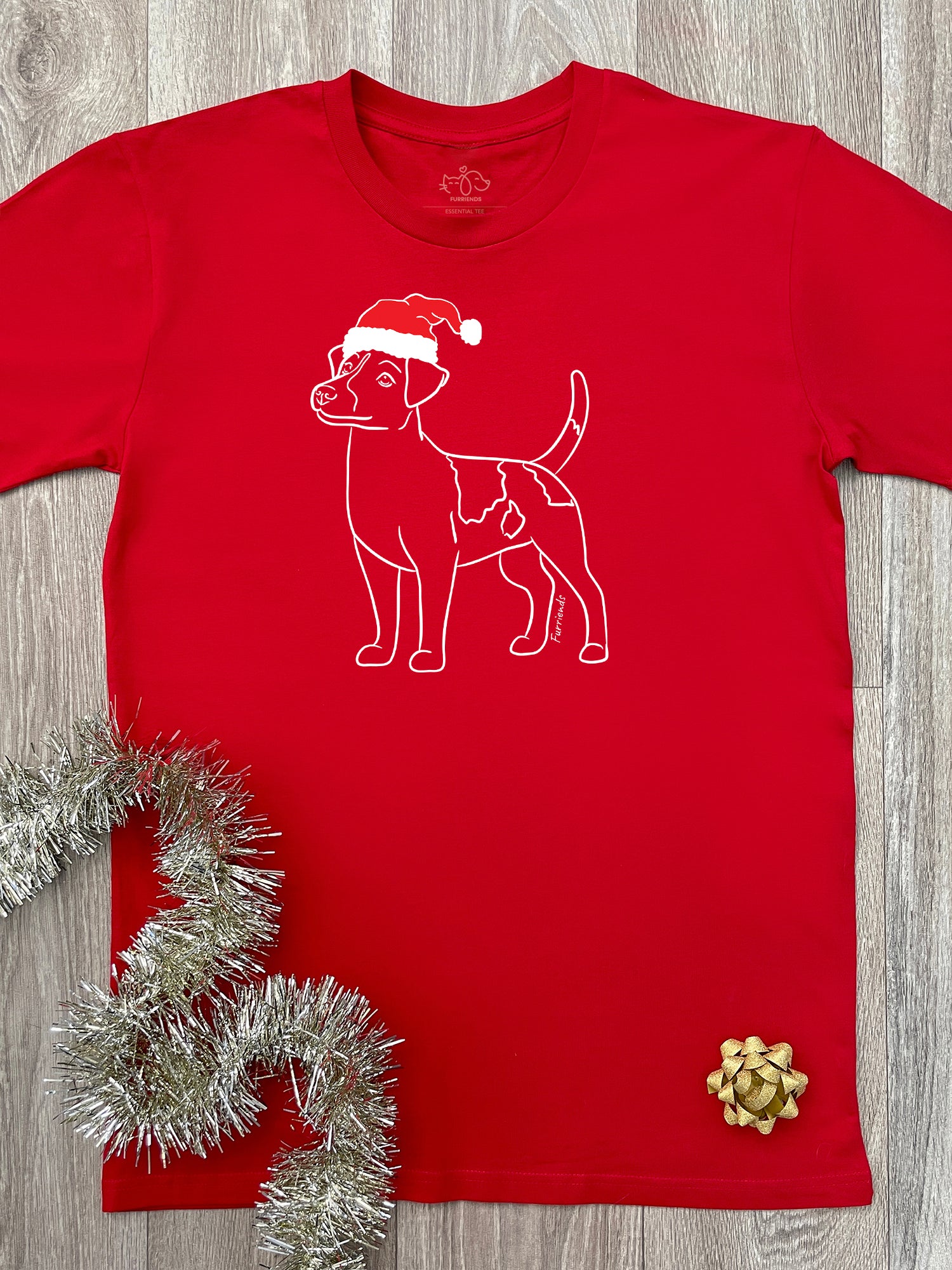 Jack Russell Terrier (Smooth Coat) Christmas Edition Essential Unisex Tee