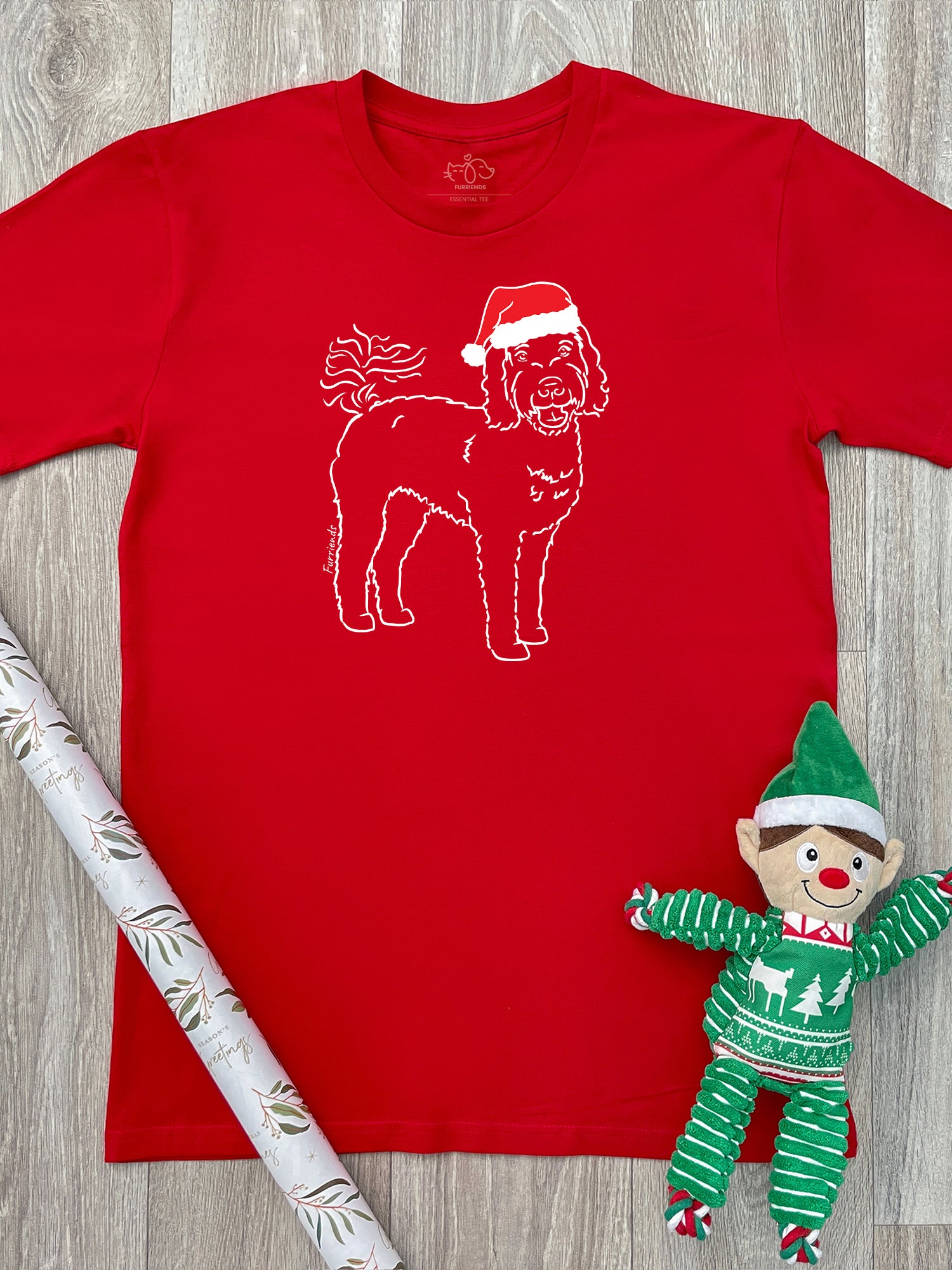 Labradoodle Christmas Edition Essential Unisex Tee