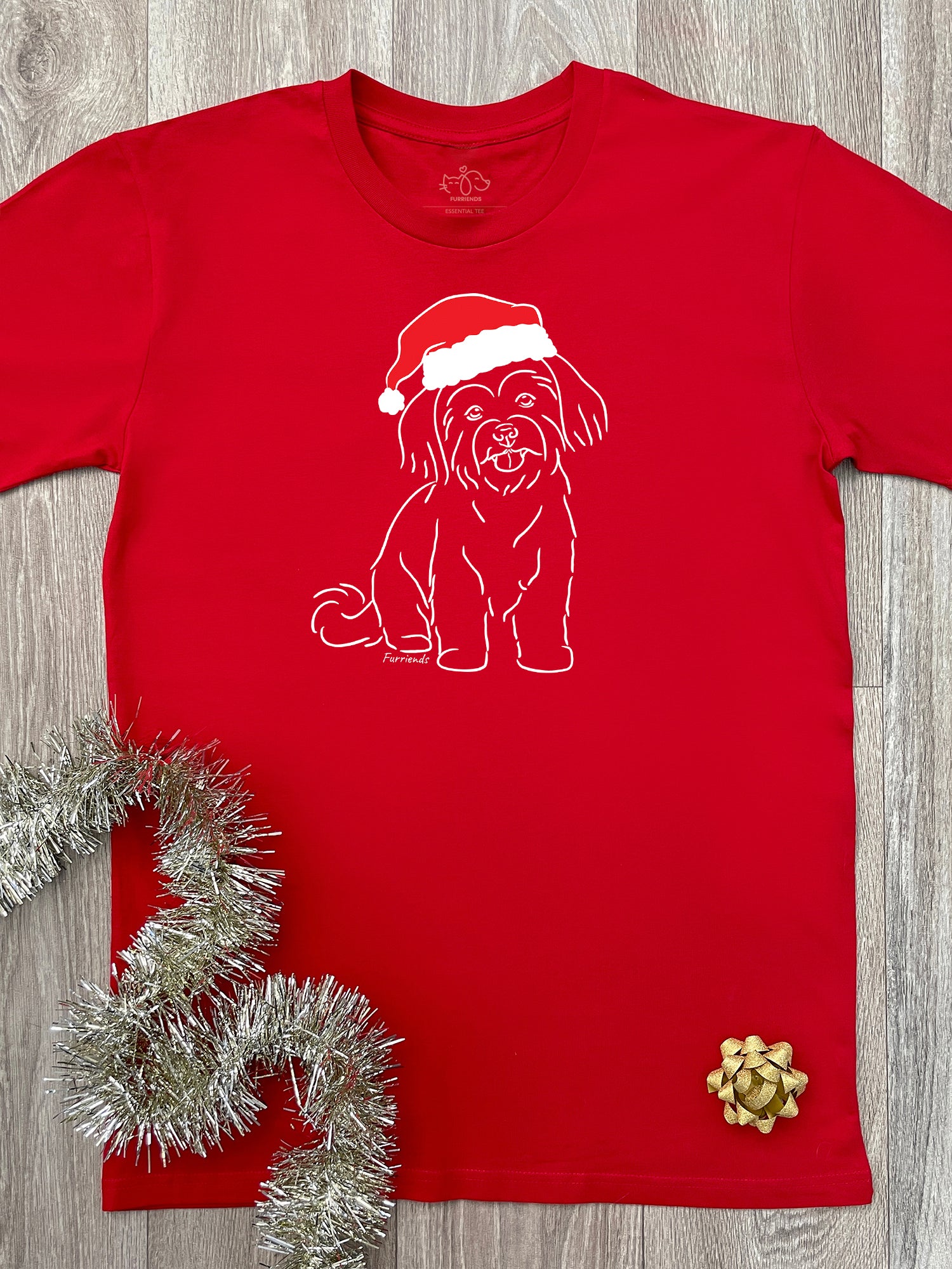 Maltese Terrier Christmas Edition Essential Unisex Tee