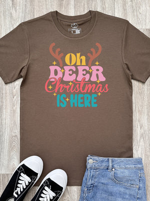 Oh Deer. Christmas Is Here Essential Unisex Tee