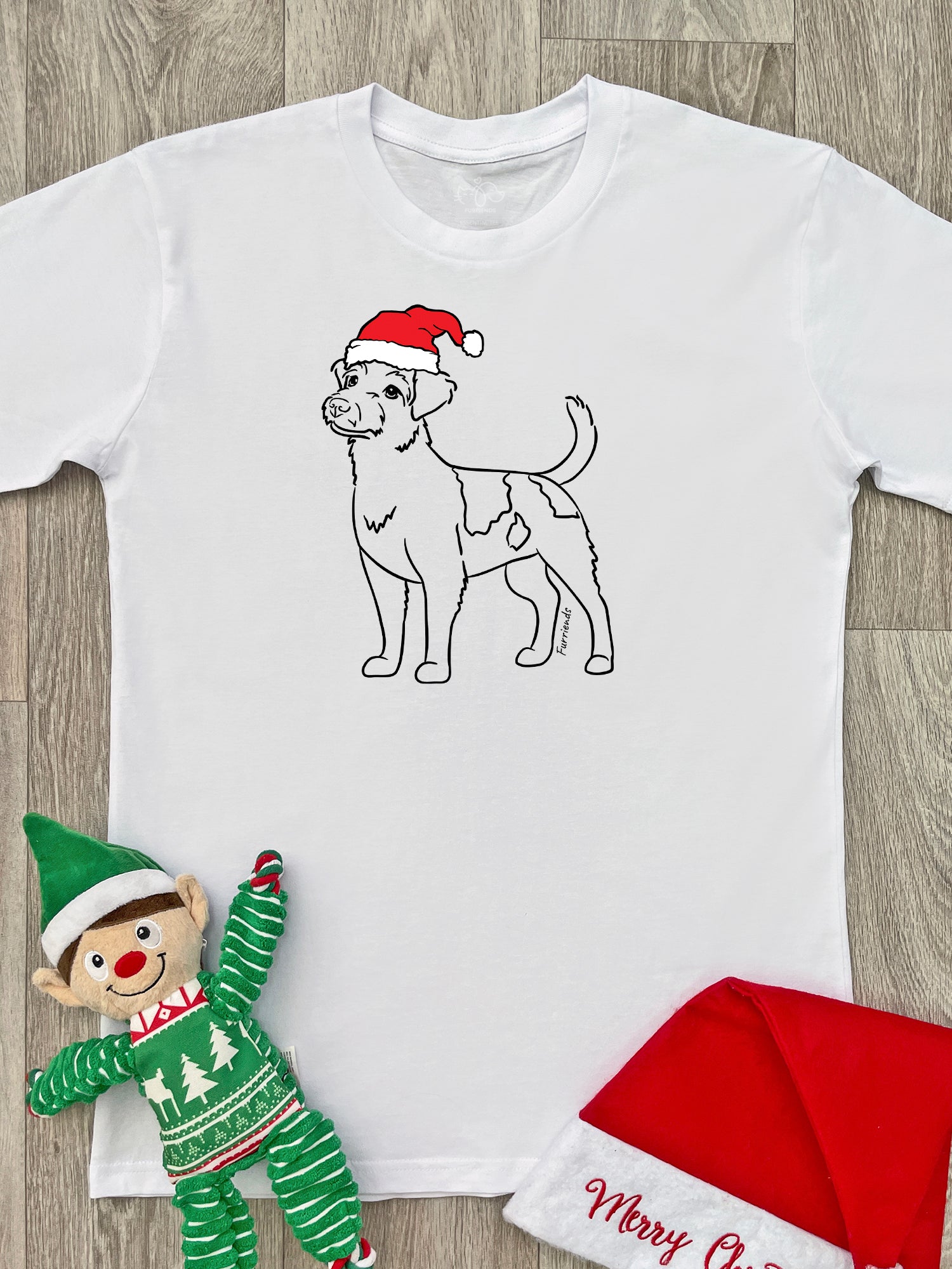 Jack Russell Terrier (Rough Coat) Christmas Edition Essential Unisex Tee