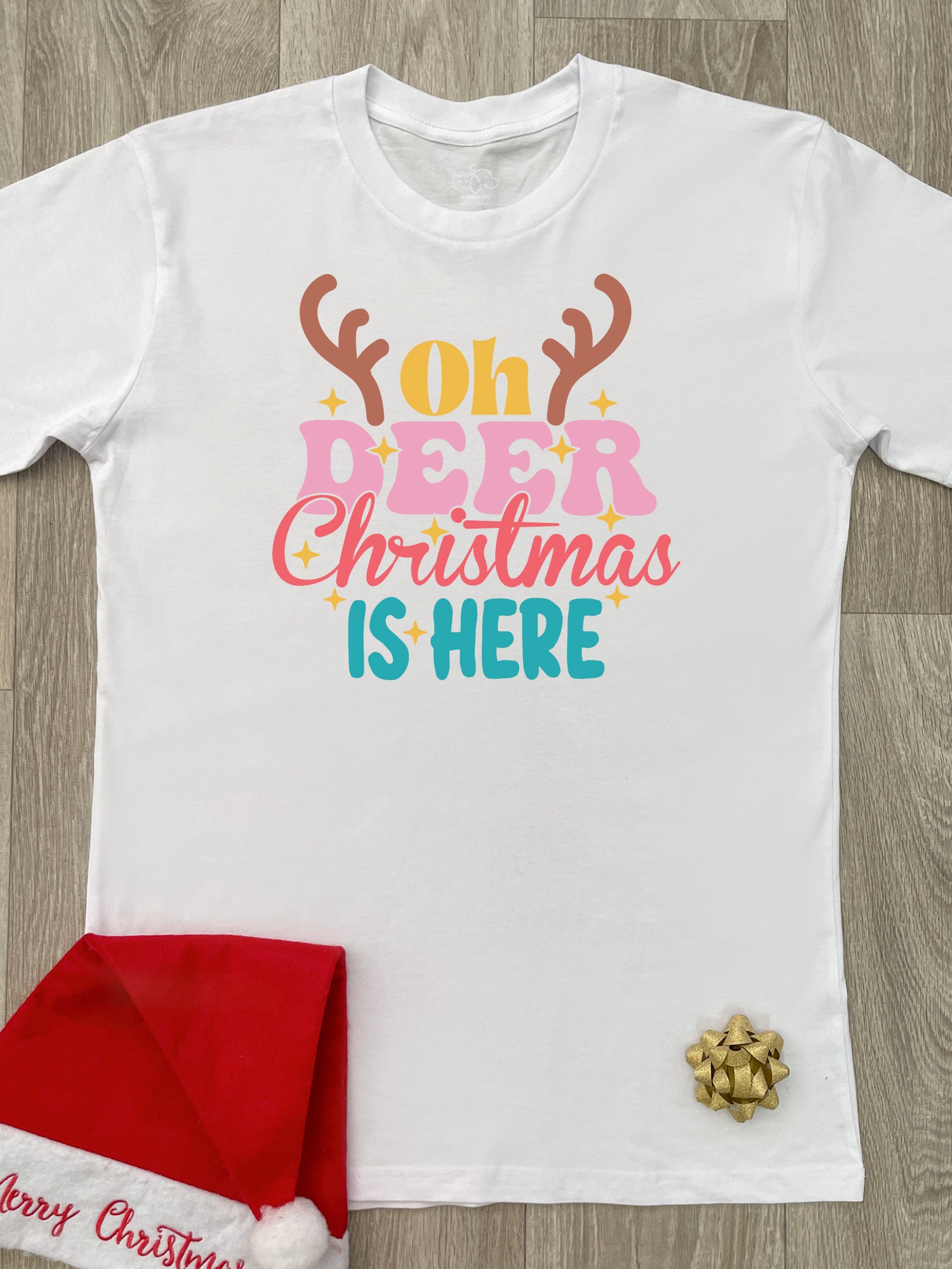 Oh Deer. Christmas Is Here Essential Unisex Tee