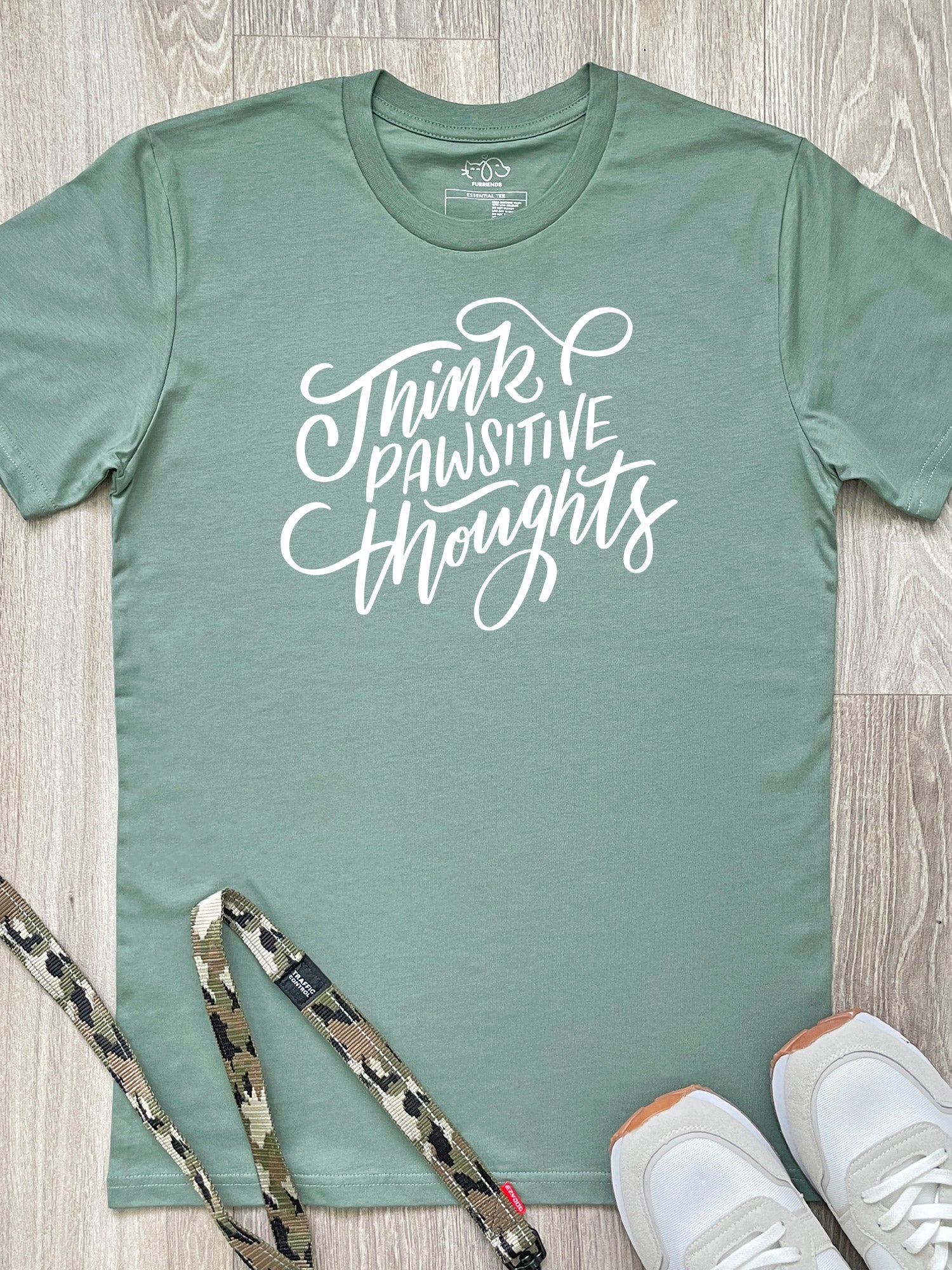 Think Pawsitive Thoughts Essential Unisex Tee