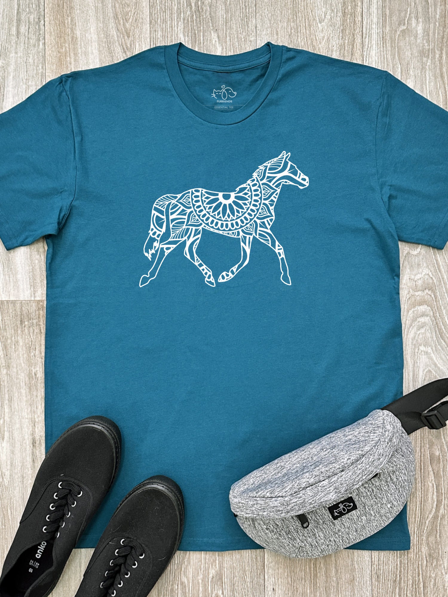 Horse Mandala Essential Unisex Tee