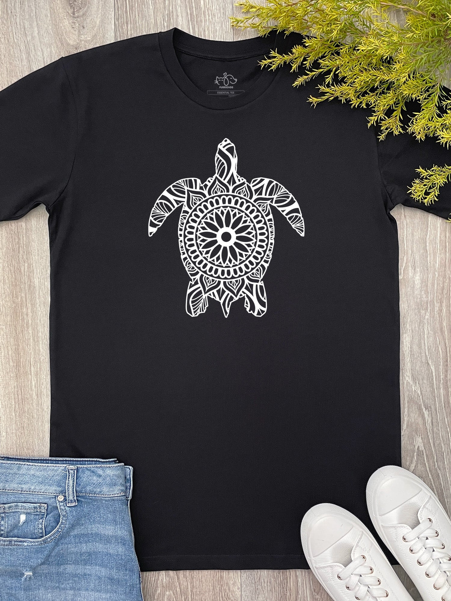 Turtle Mandala Essential Unisex Tee