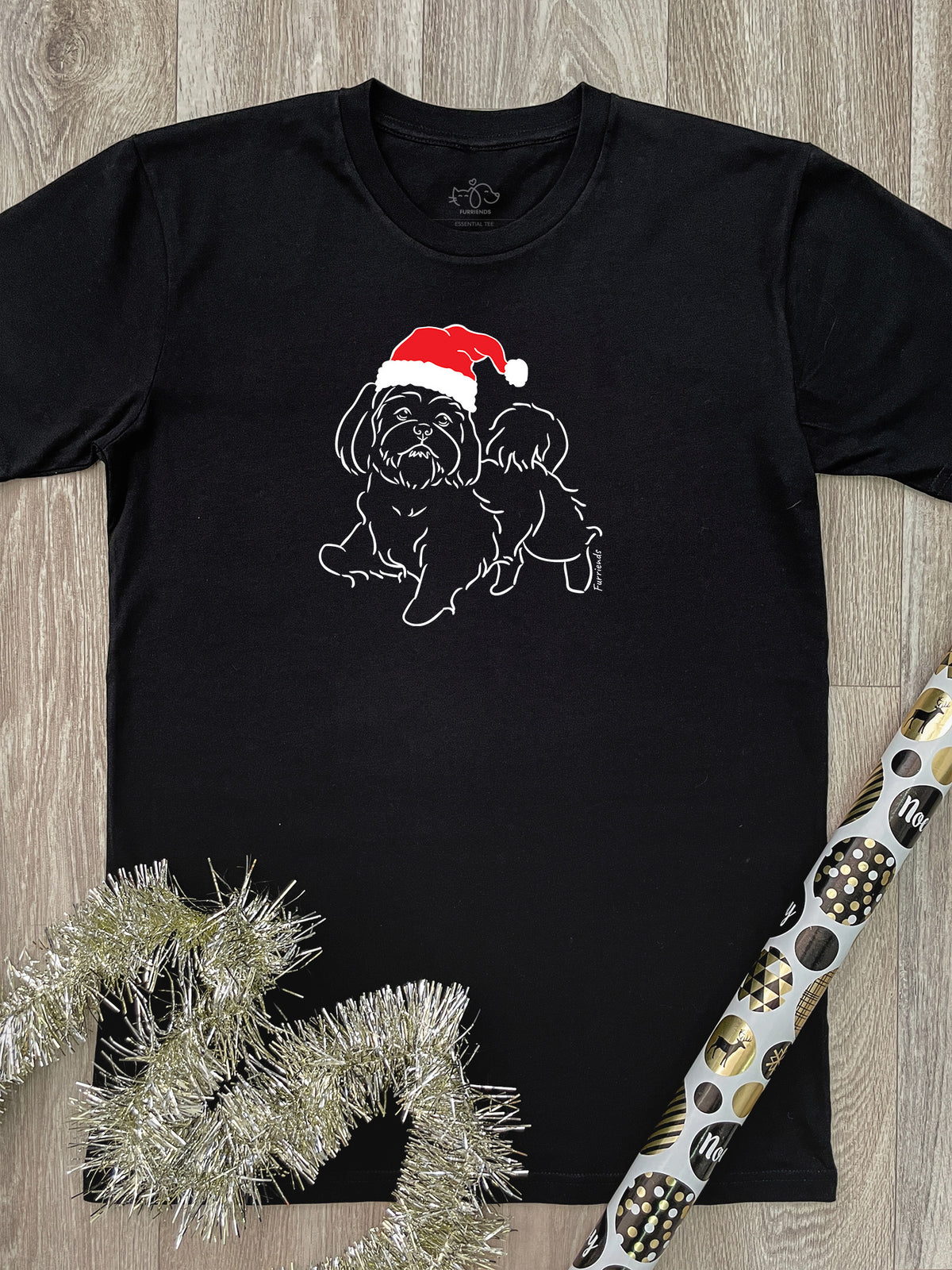 Shih Tzu Christmas Edition Essential Unisex Tee