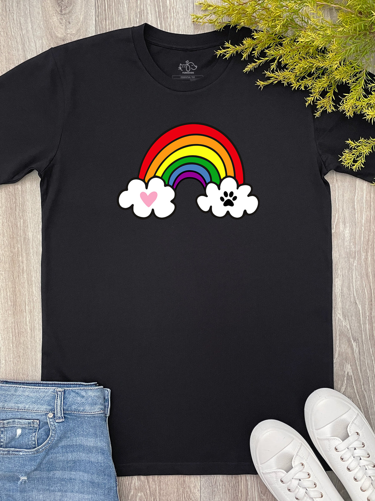 Rainbow Bridge Essential Unisex Tee - Customisable