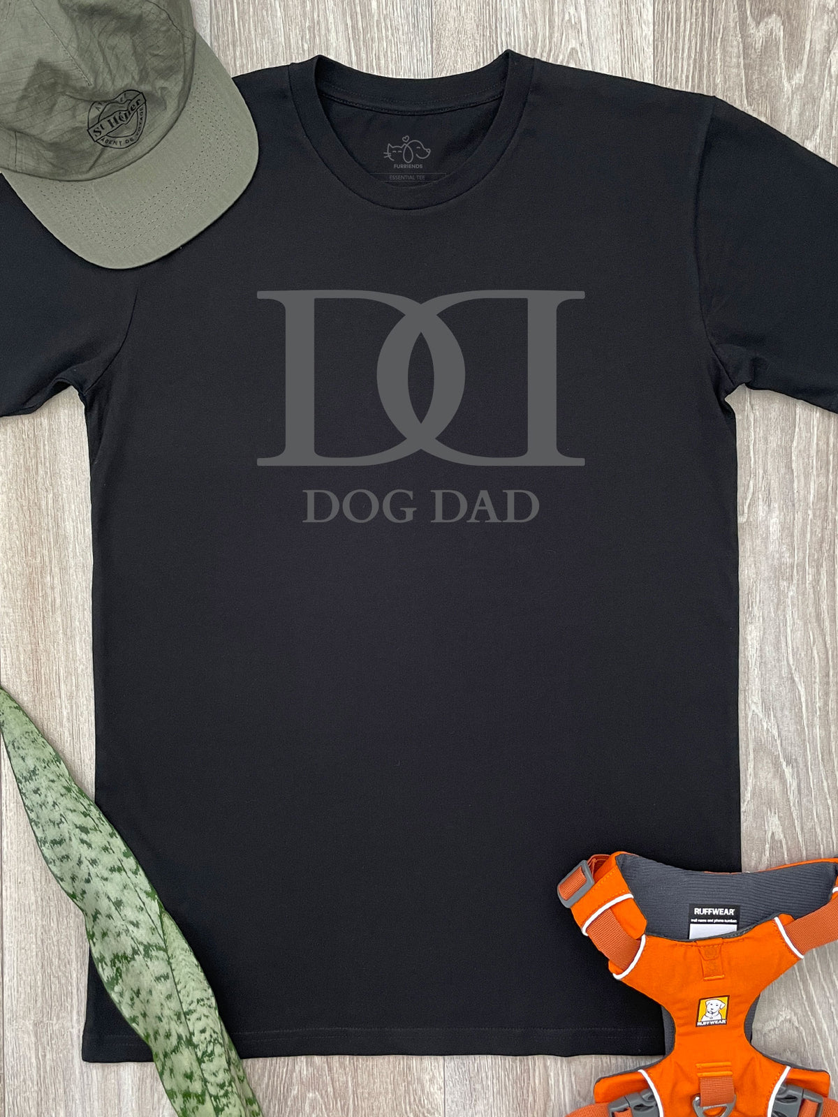 Dog Dad Monogram Essential Unisex Tee