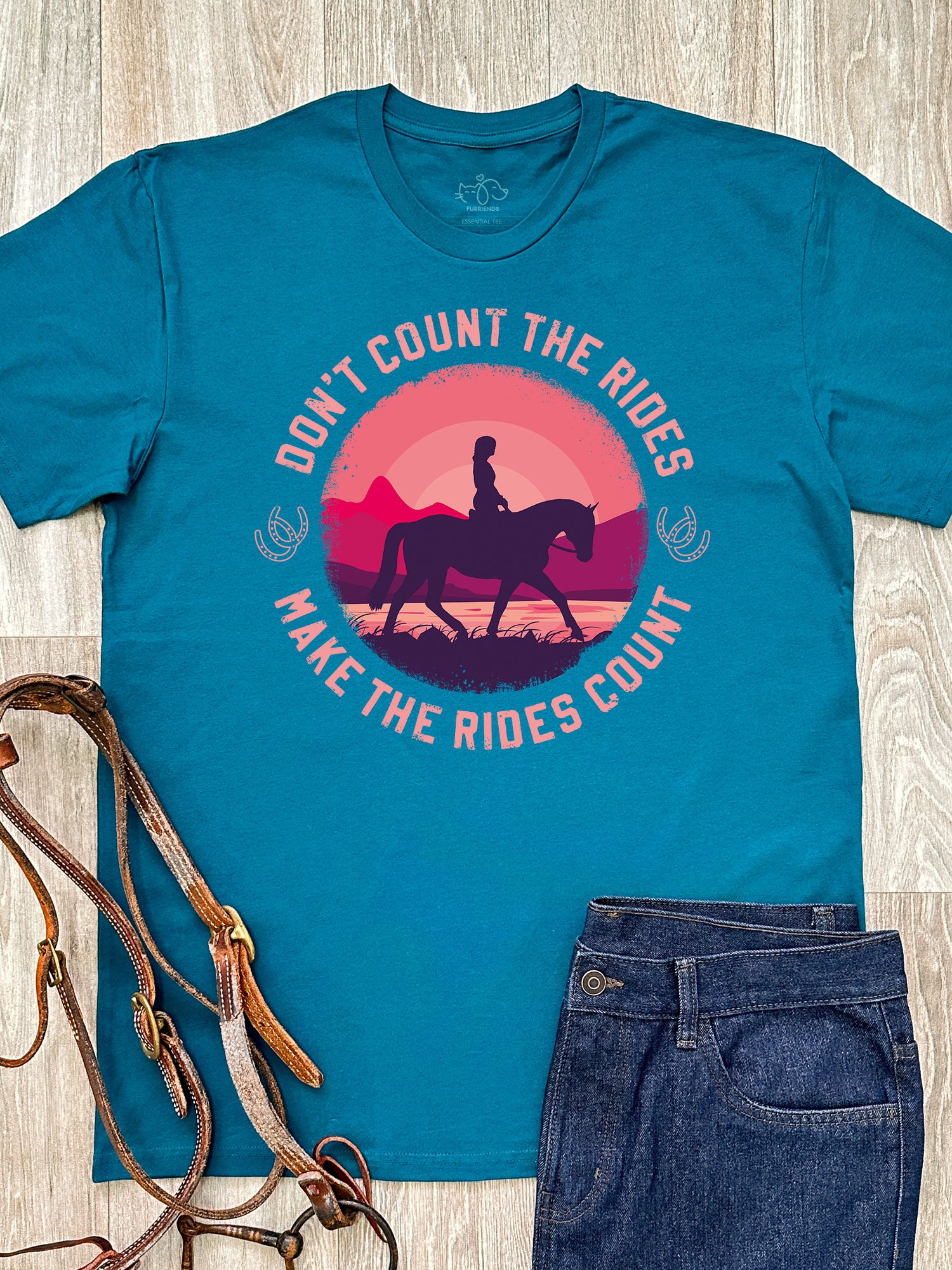 Don't Count The Rides Essential Unisex Tee