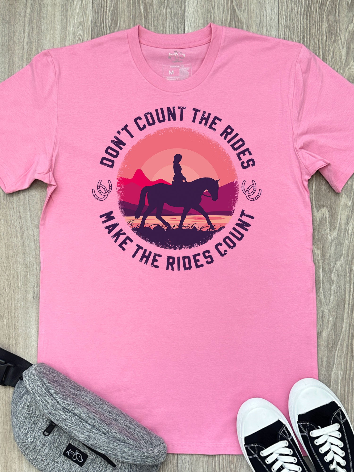 Don't Count The Rides Essential Unisex Tee