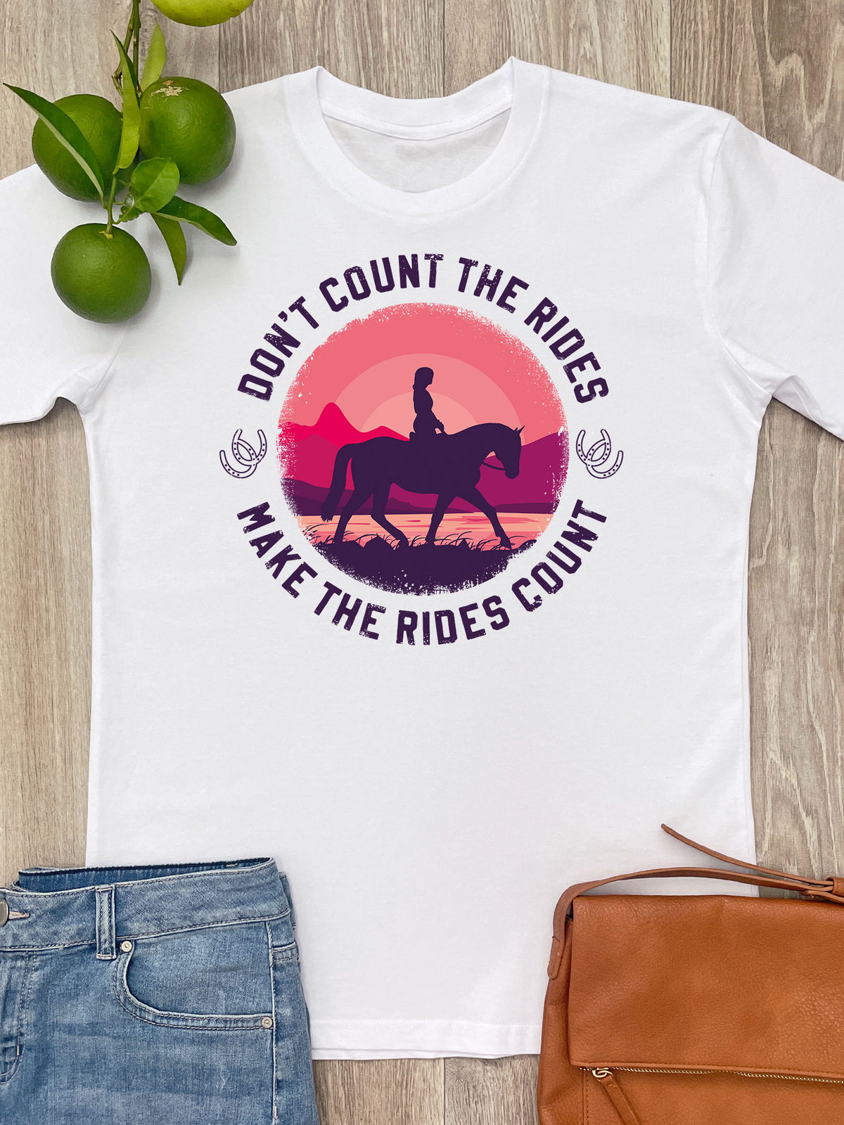 Don&#39;t Count The Rides Essential Unisex Tee