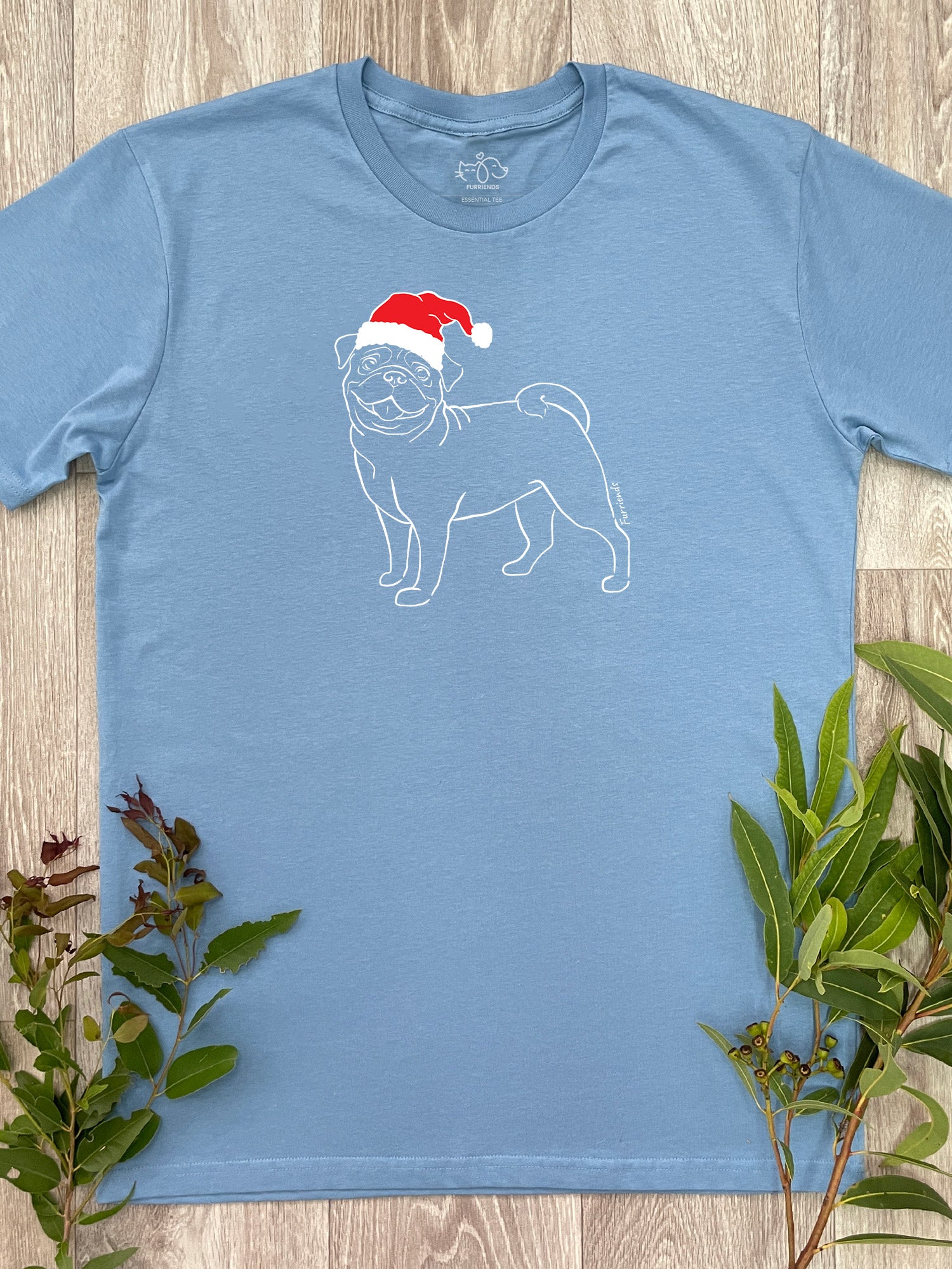 Pug Christmas Edition Essential Unisex Tee