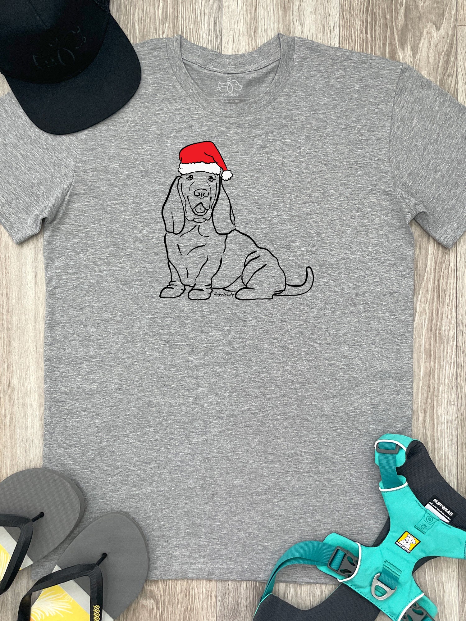 Basset Hound Christmas Edition Essential Unisex Tee