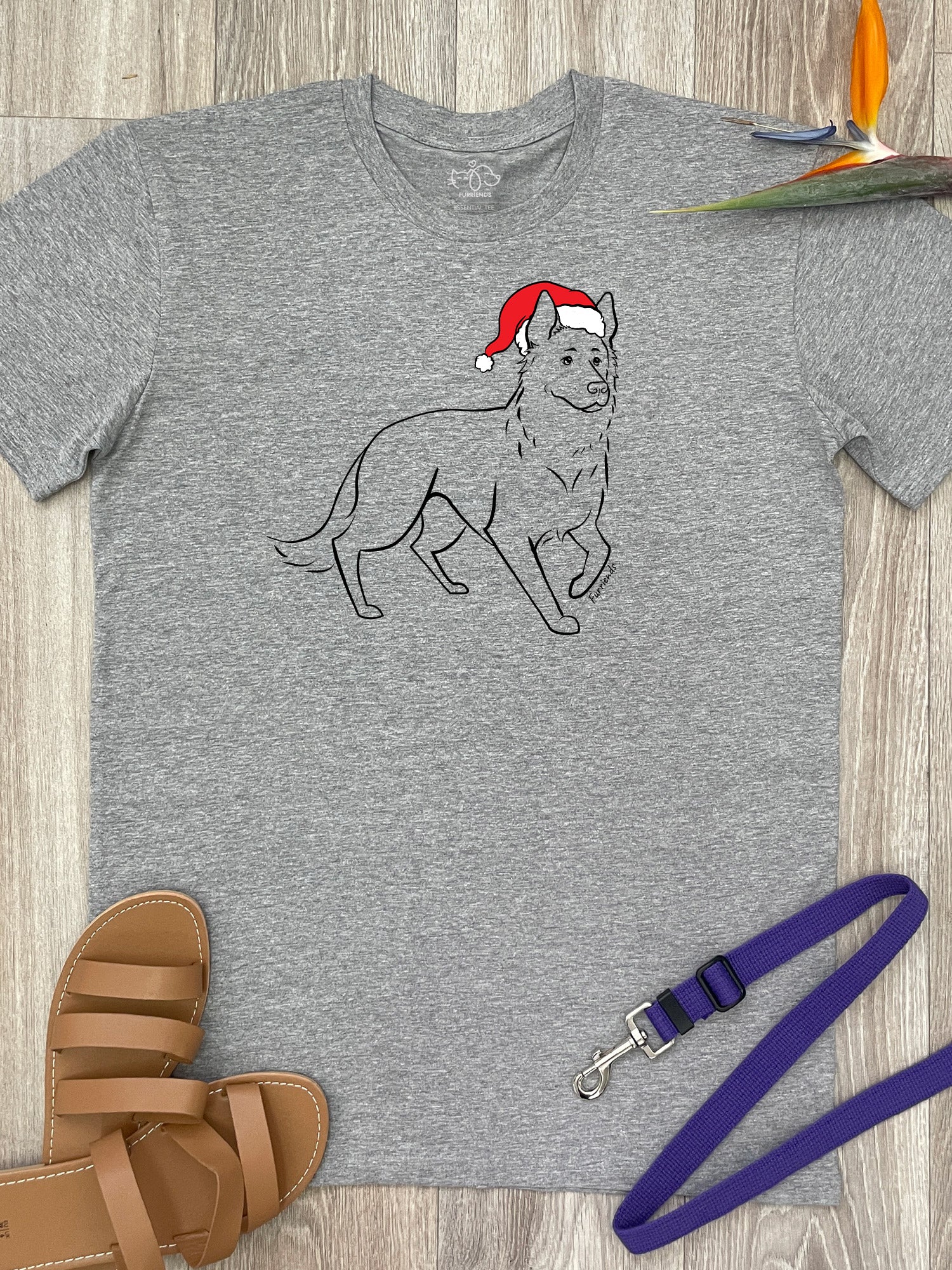 German Shepherd Christmas Edition Essential Unisex Tee