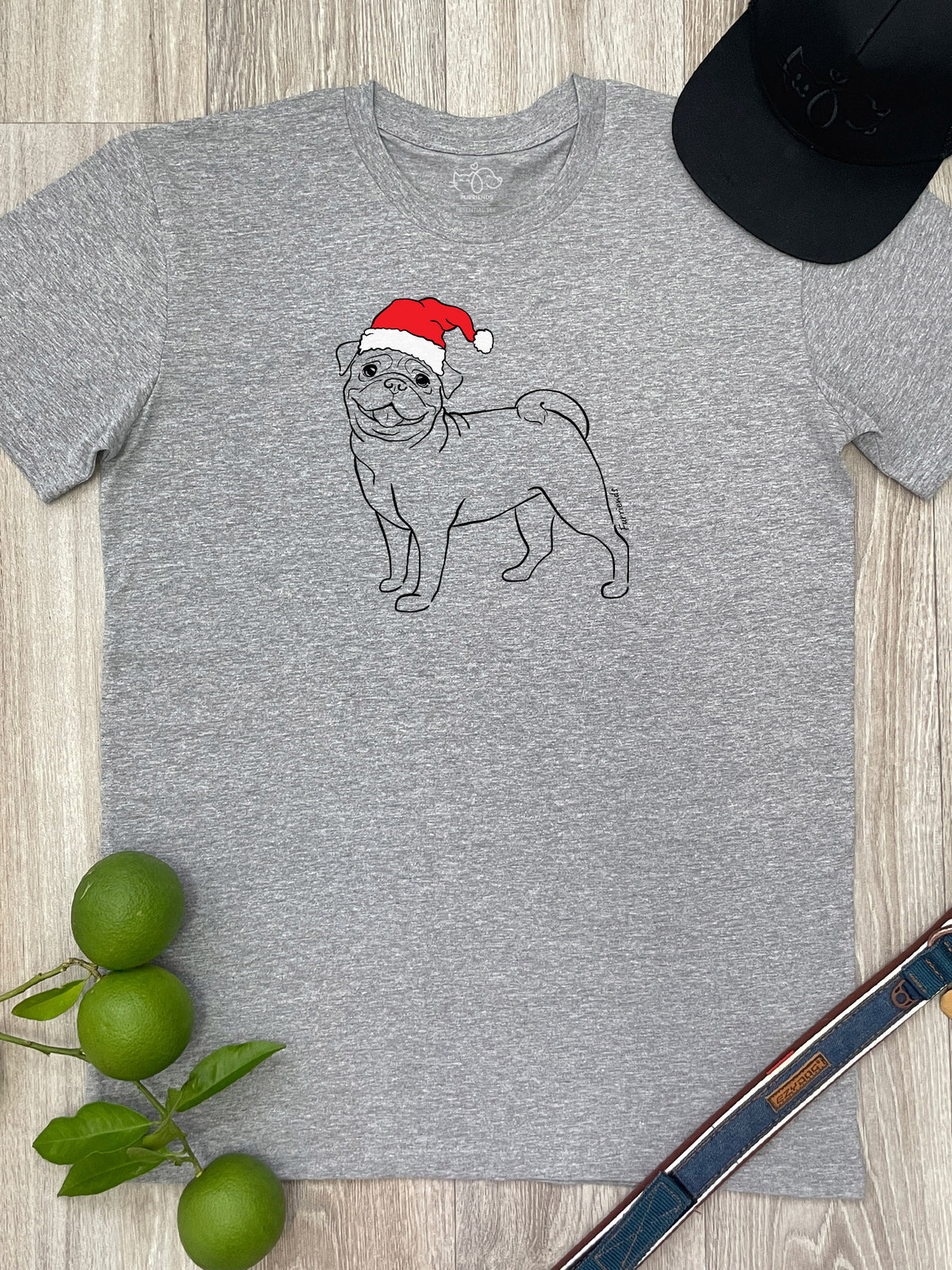 Pug Christmas Edition Essential Unisex Tee