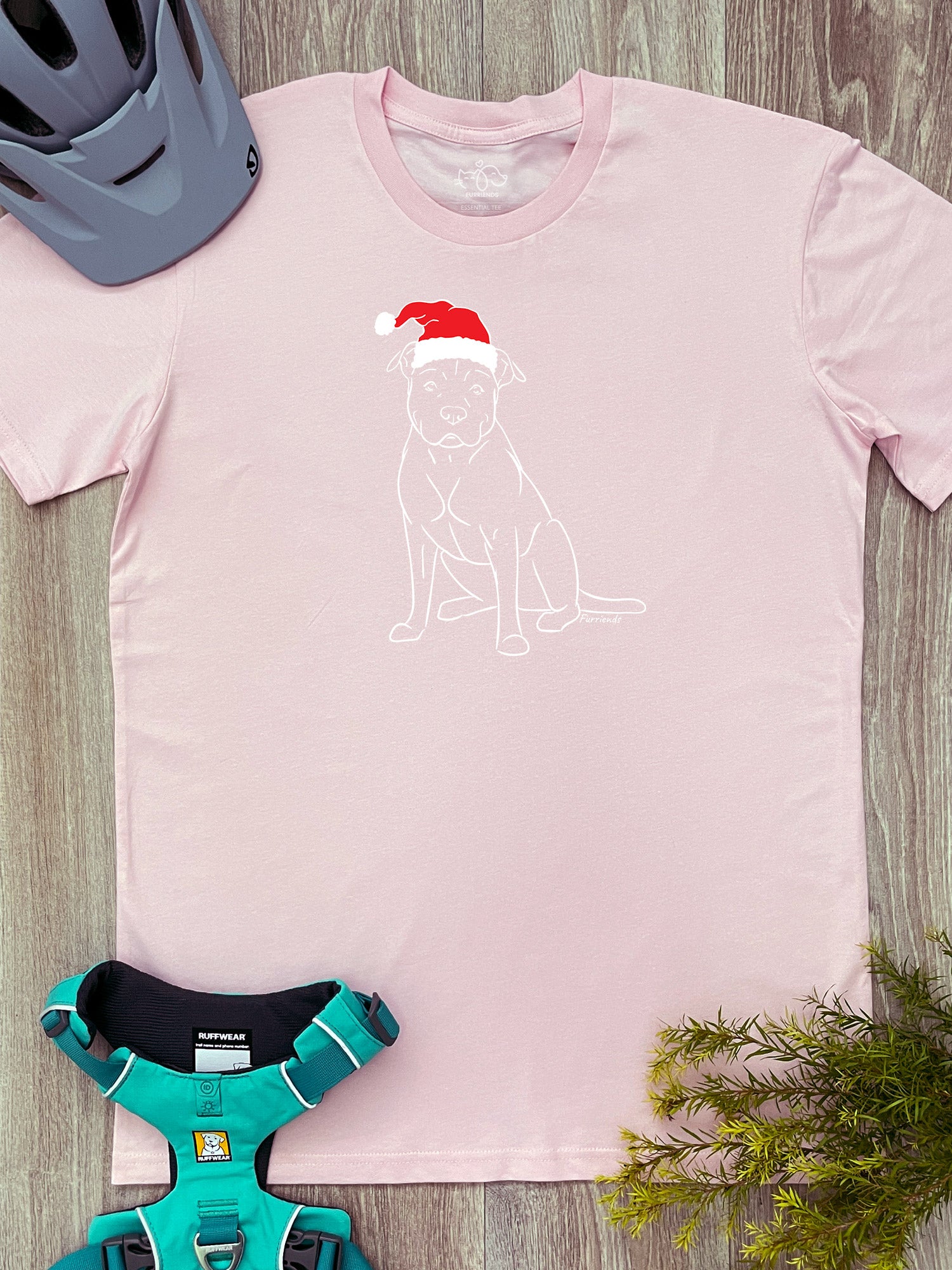 American Staffordshire Terrier Christmas Edition Essential Unisex Tee