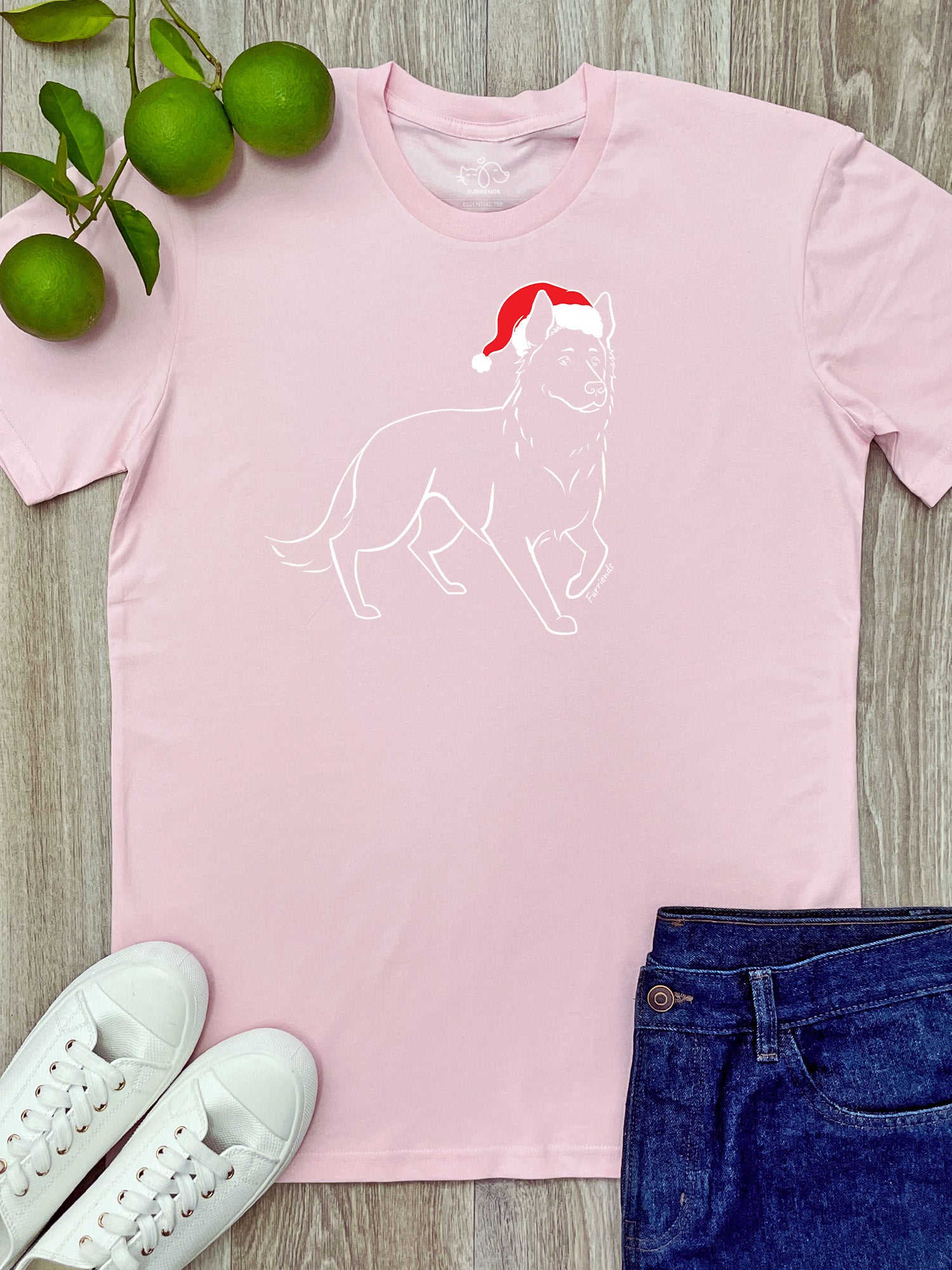 German Shepherd Christmas Edition Essential Unisex Tee