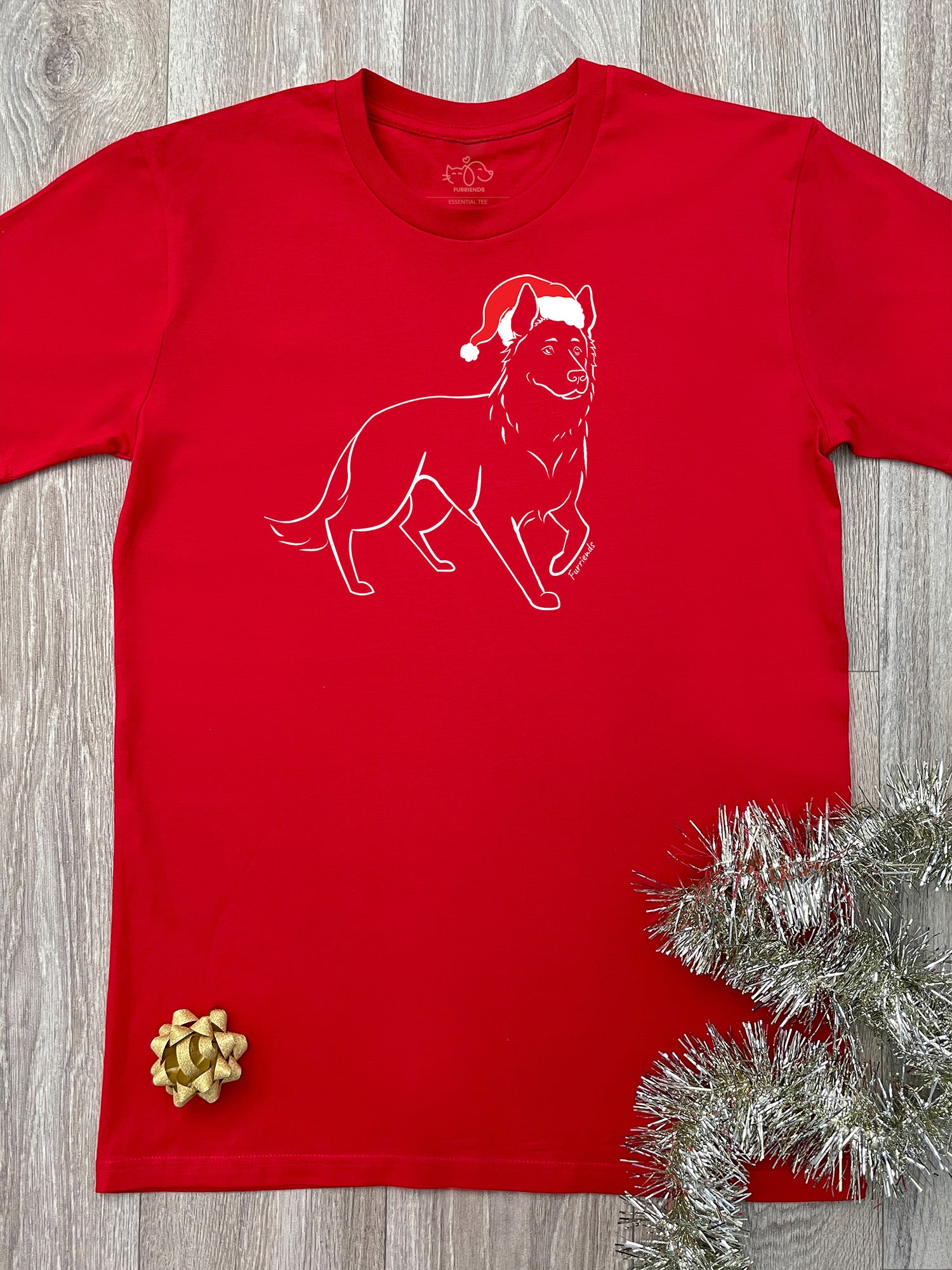 German Shepherd Christmas Edition Essential Unisex Tee