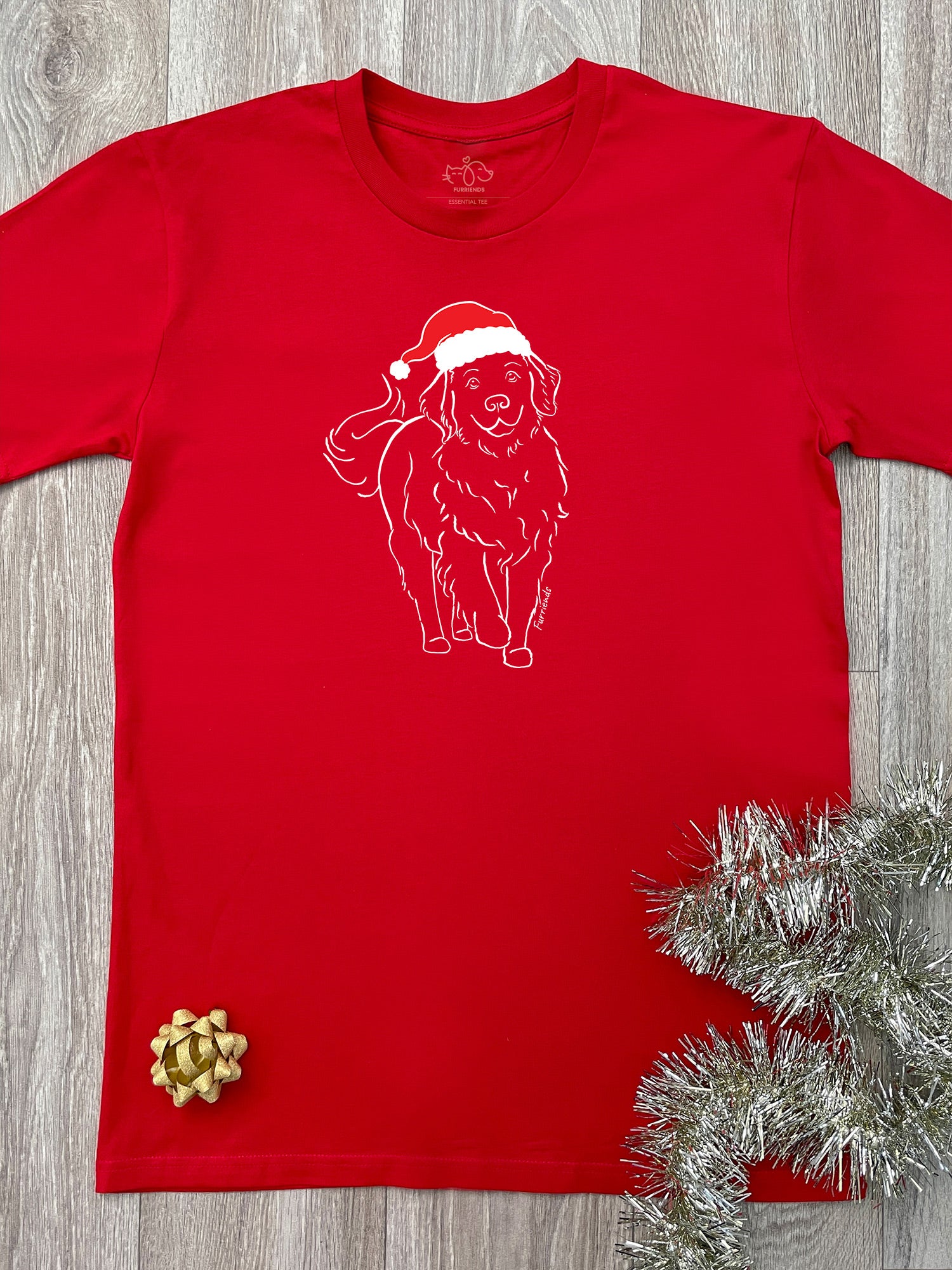 Golden Retriever Christmas Edition Essential Unisex Tee