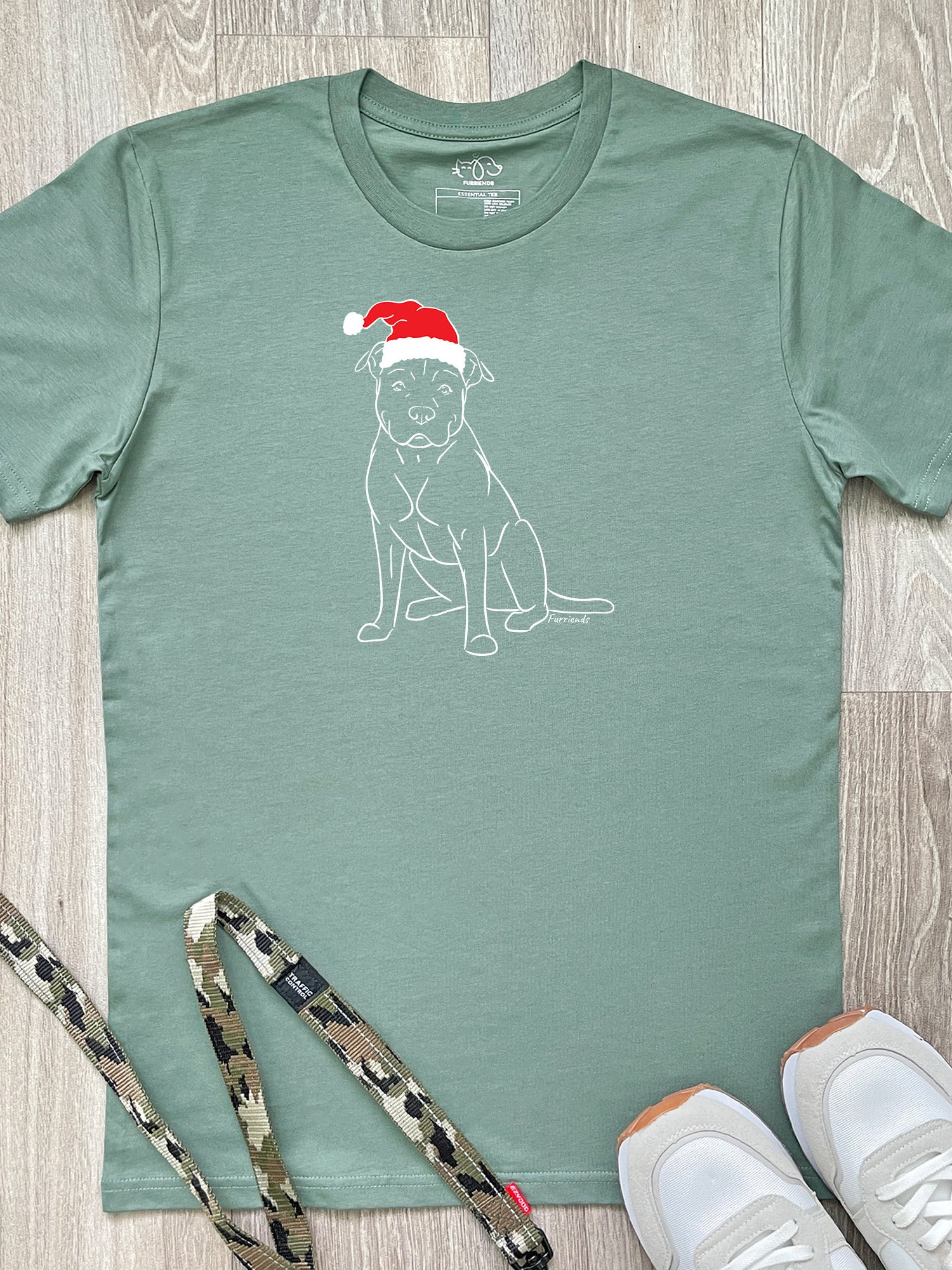 American Staffordshire Terrier Christmas Edition Essential Unisex Tee