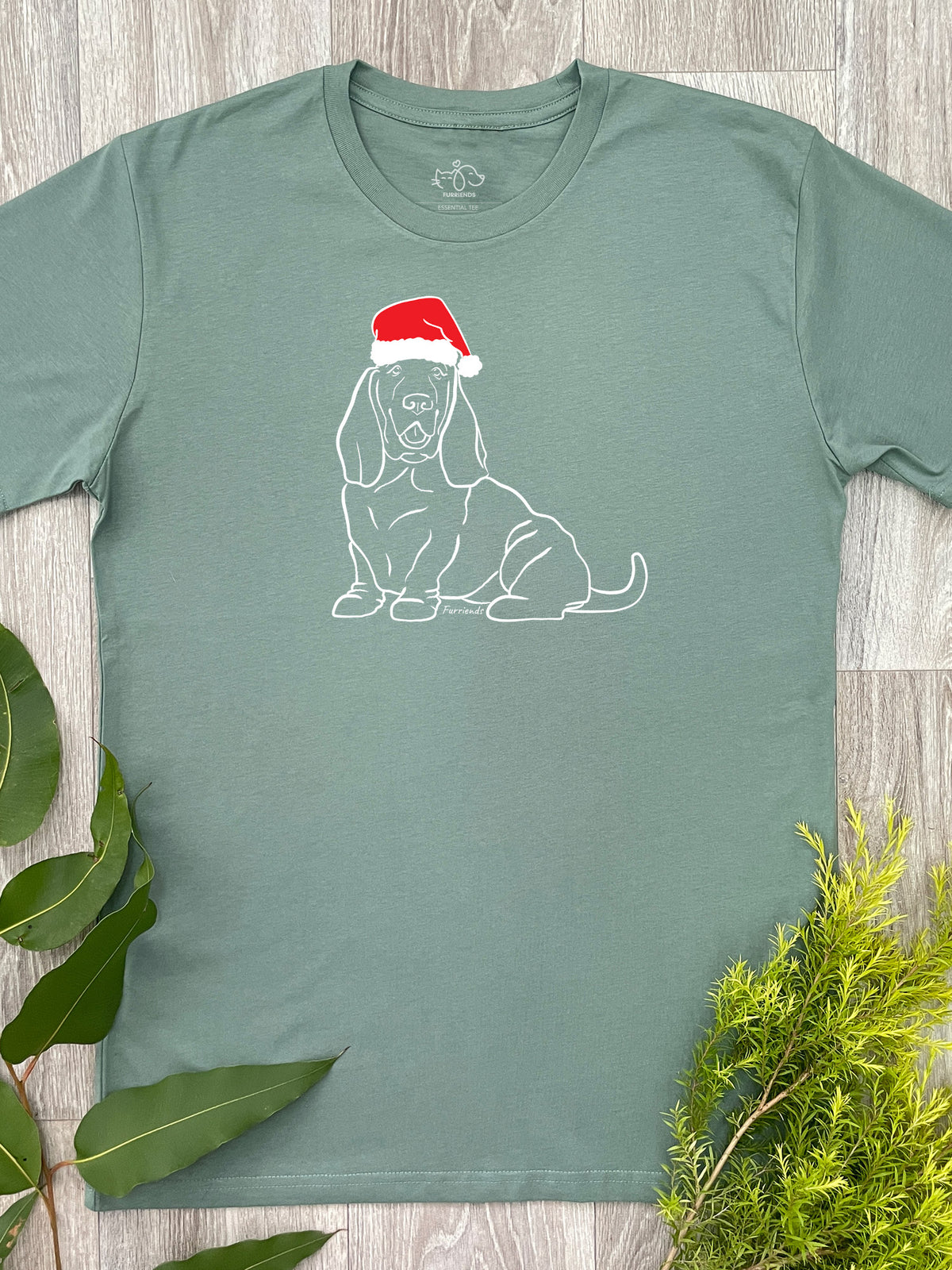 Basset Hound Christmas Edition Essential Unisex Tee