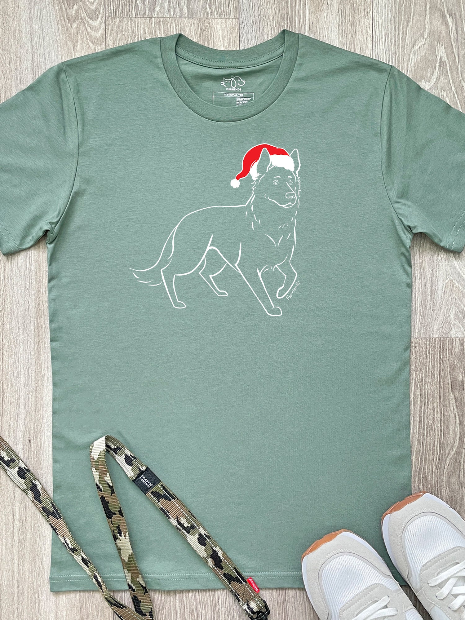 German Shepherd Christmas Edition Essential Unisex Tee