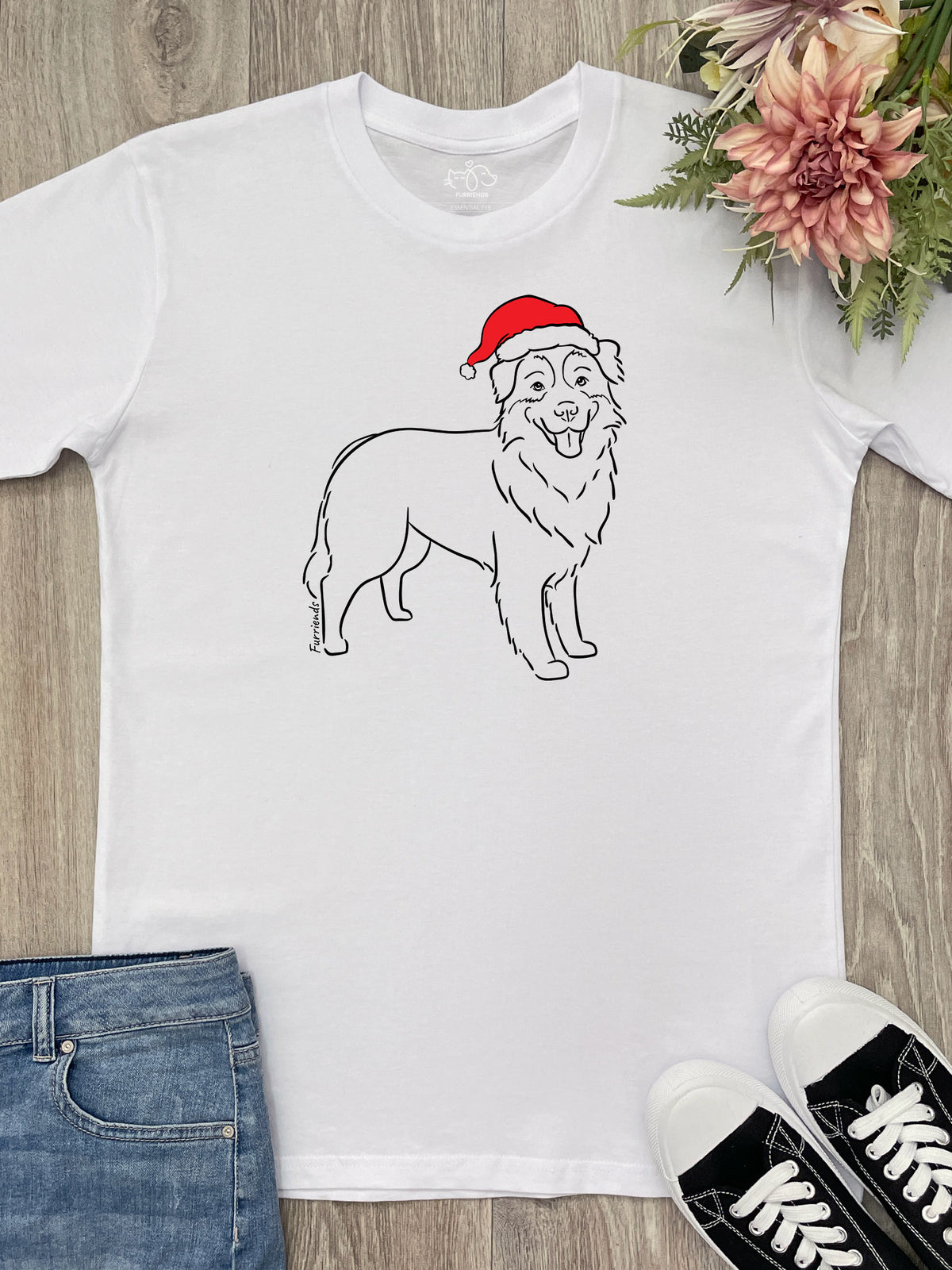 Australian Shepherd Christmas Edition Essential Unisex Tee