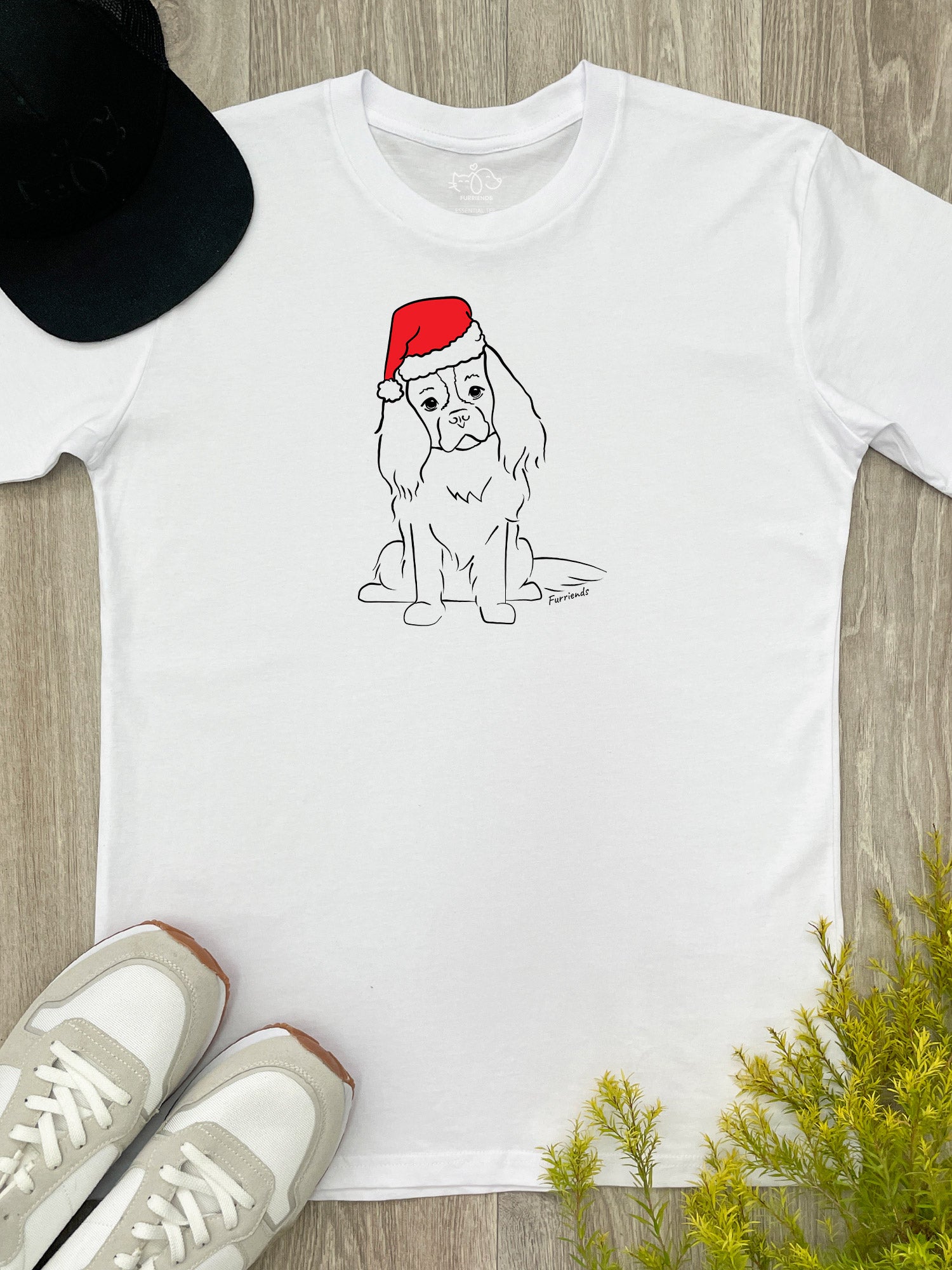 Cavalier King Charles Spaniel Christmas Edition Essential Unisex Tee