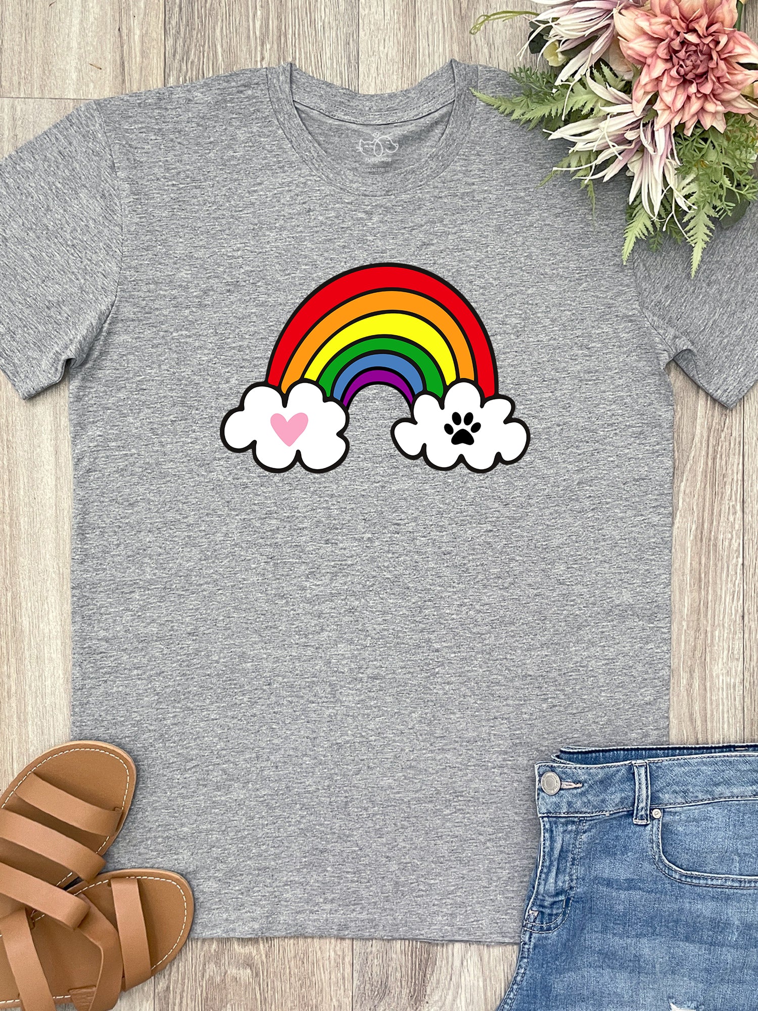 Rainbow Bridge Essential Unisex Tee - Customisable