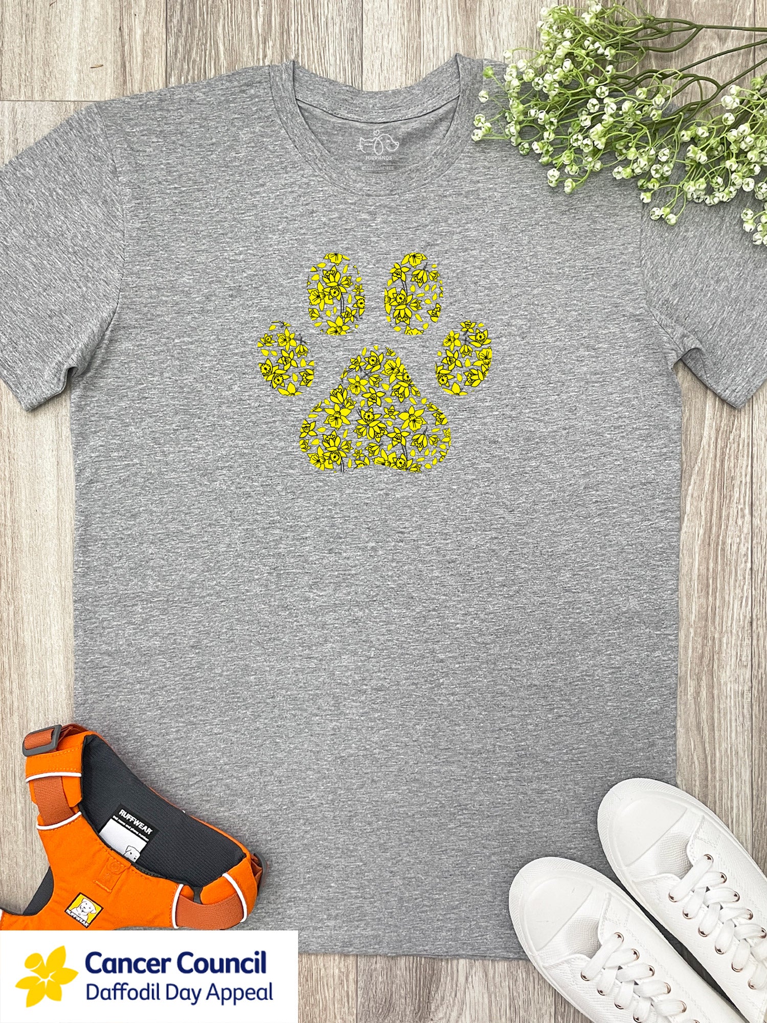 LIMITED EDITION Light After Dark Paw Print Essential Unisex Tee