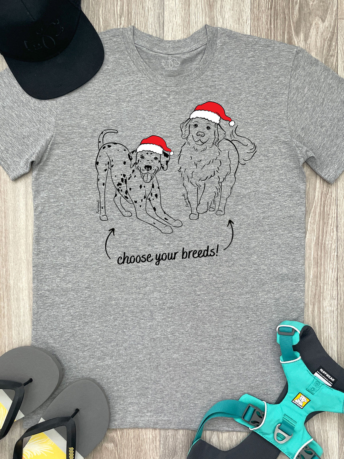 Christmas Edition Dual Breed Customisable Essential Unisex Tee