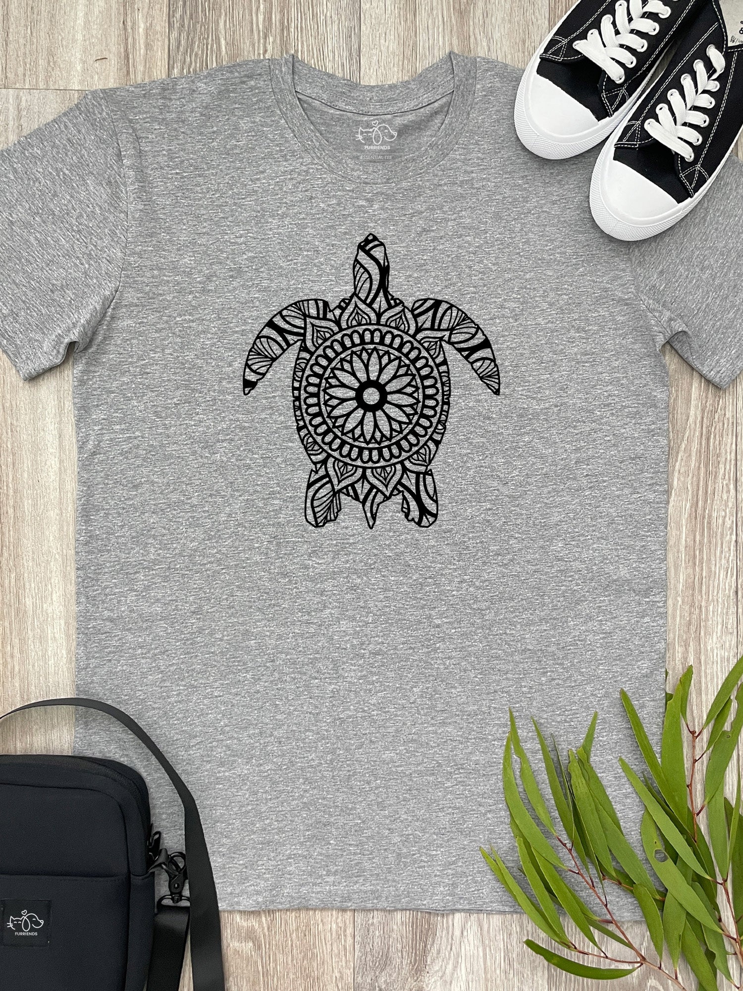 Turtle Mandala Essential Unisex Tee