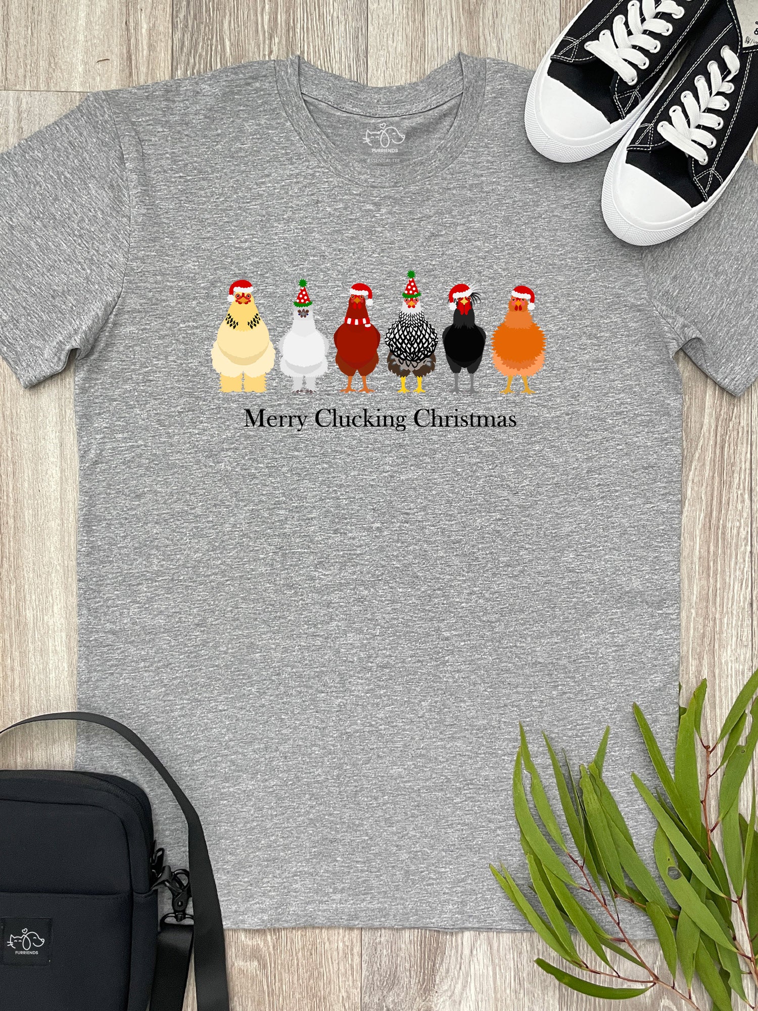 Merry Clucking Christmas Essential Unisex Tee