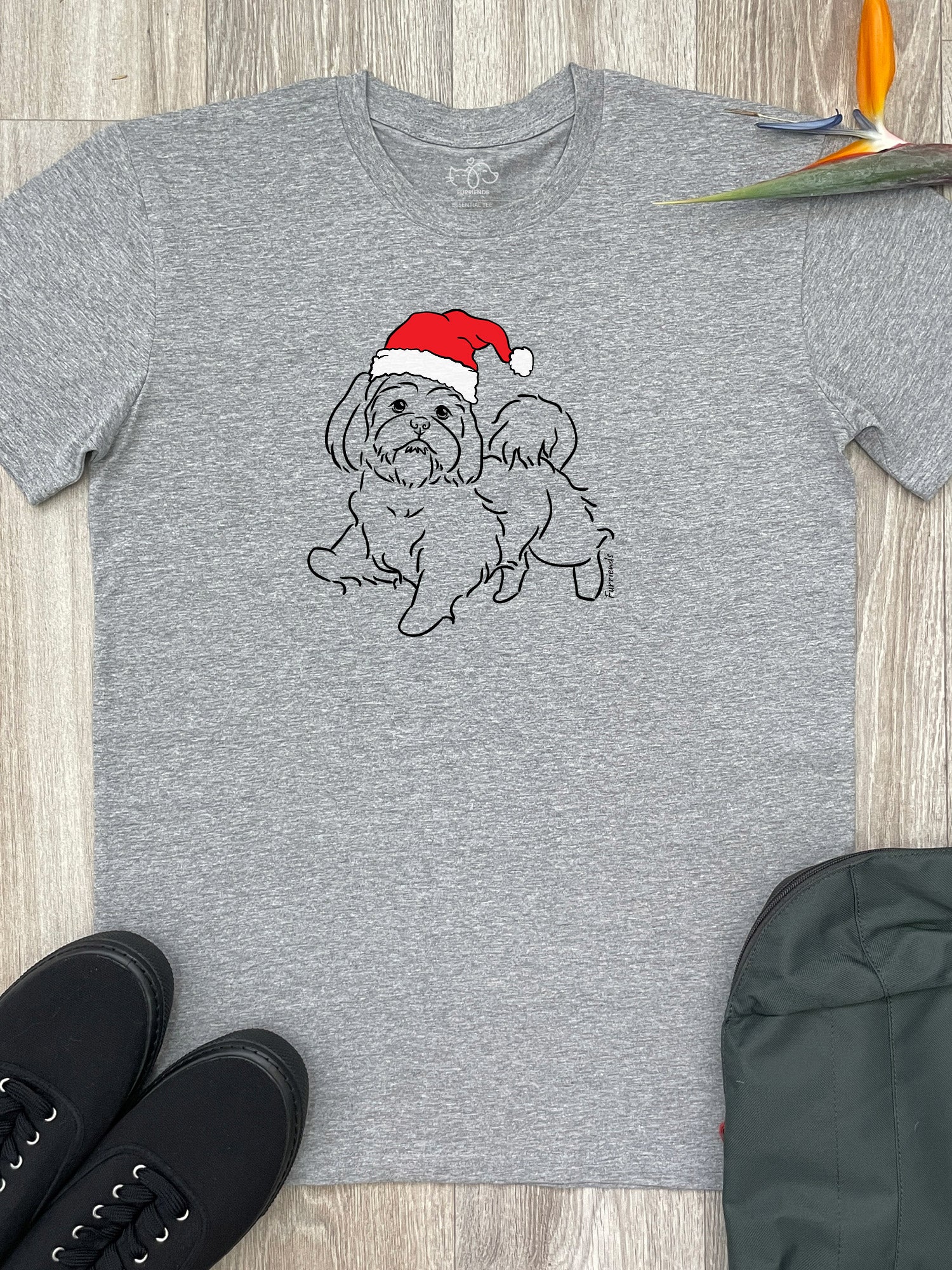 Shih Tzu Christmas Edition Essential Unisex Tee