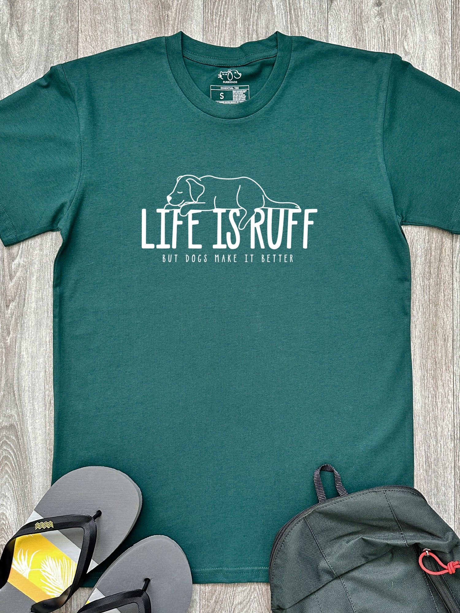 Life Is Ruff Essential Unisex Tee