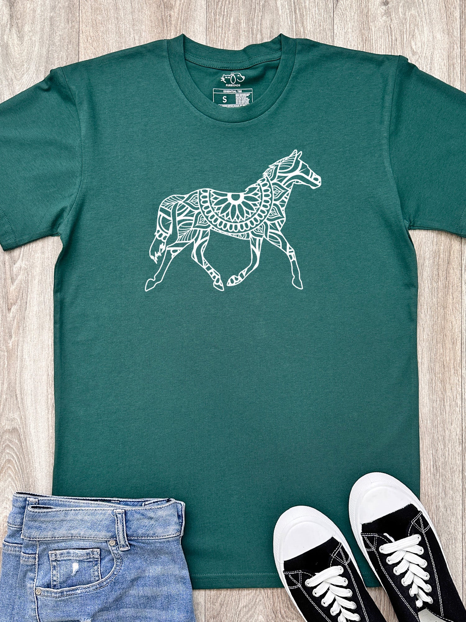 Horse Mandala Essential Unisex Tee