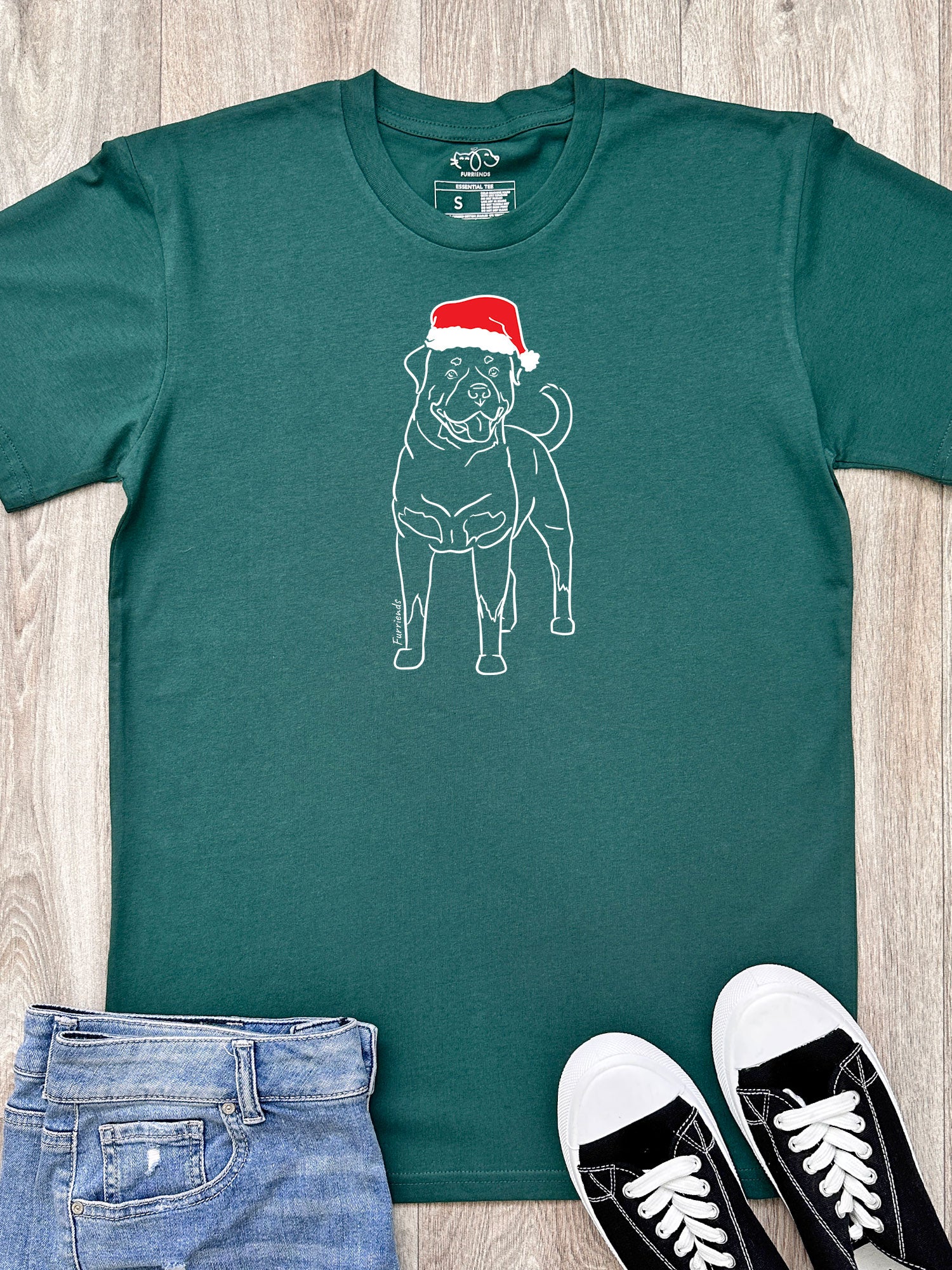 Rottweiler Christmas Edition Essential Unisex Tee